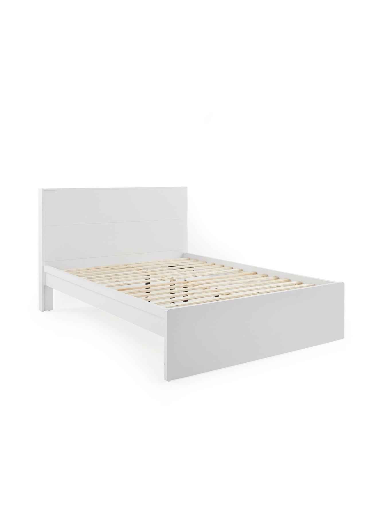 Image 3 of 6 of Very Home Camberley Bed Frame with Mattress Options (Buy &amp; SAVE!) - White