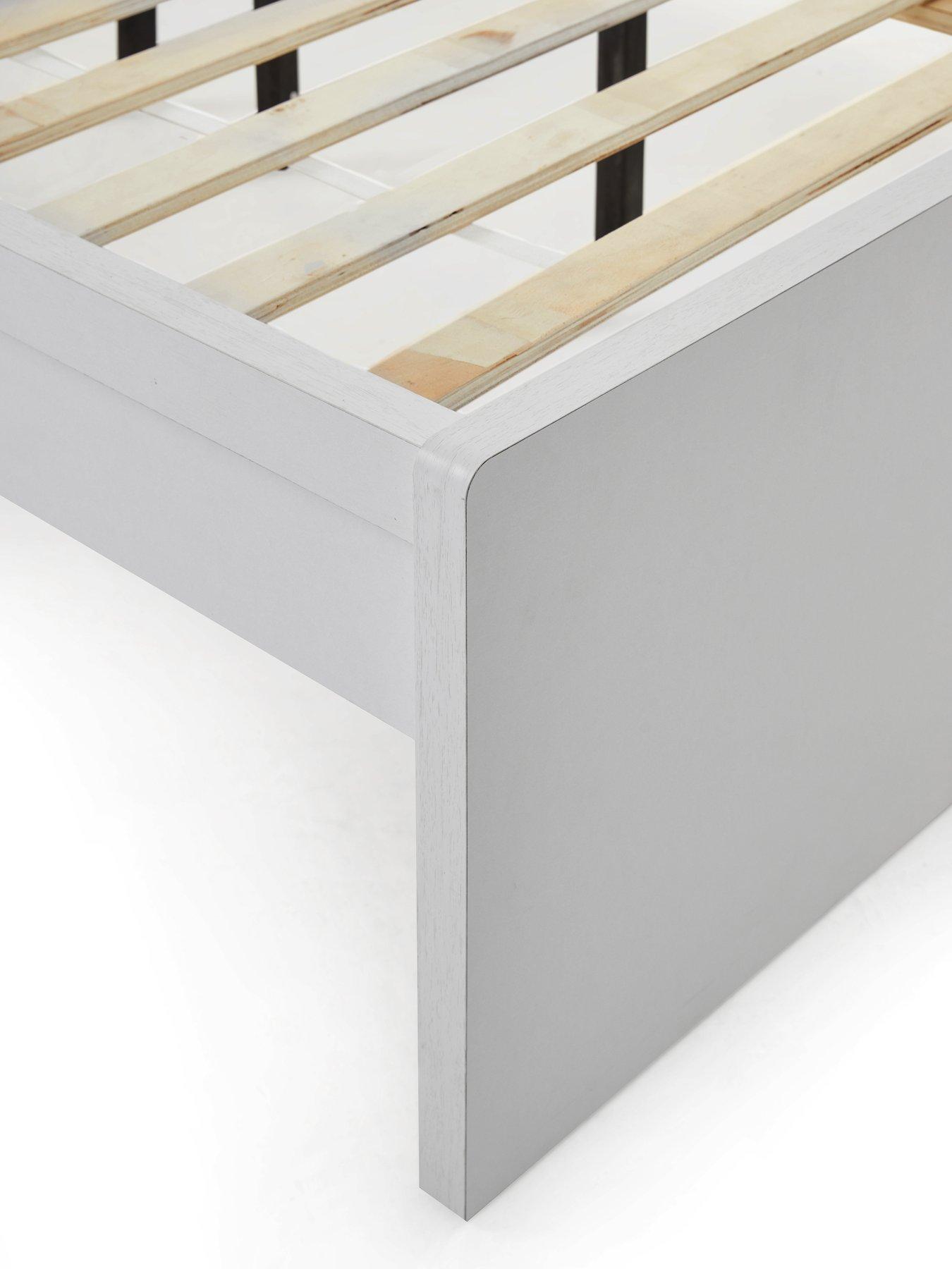 Image 4 of 6 of Very Home Camberley Bed Frame with Mattress Options (Buy &amp; SAVE!) - White