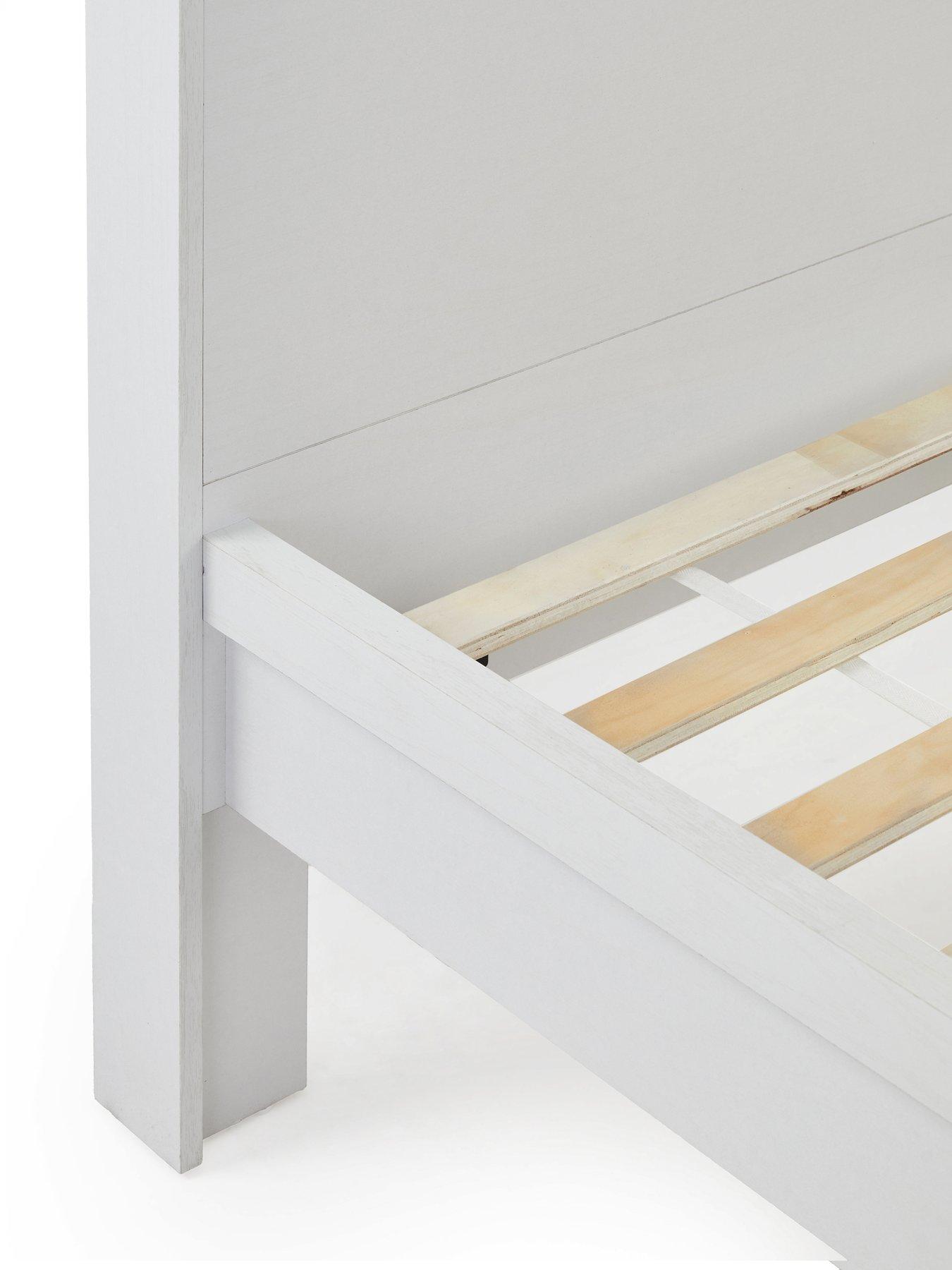 Image 5 of 6 of Very Home Camberley Bed Frame with Mattress Options (Buy &amp; SAVE!) - White