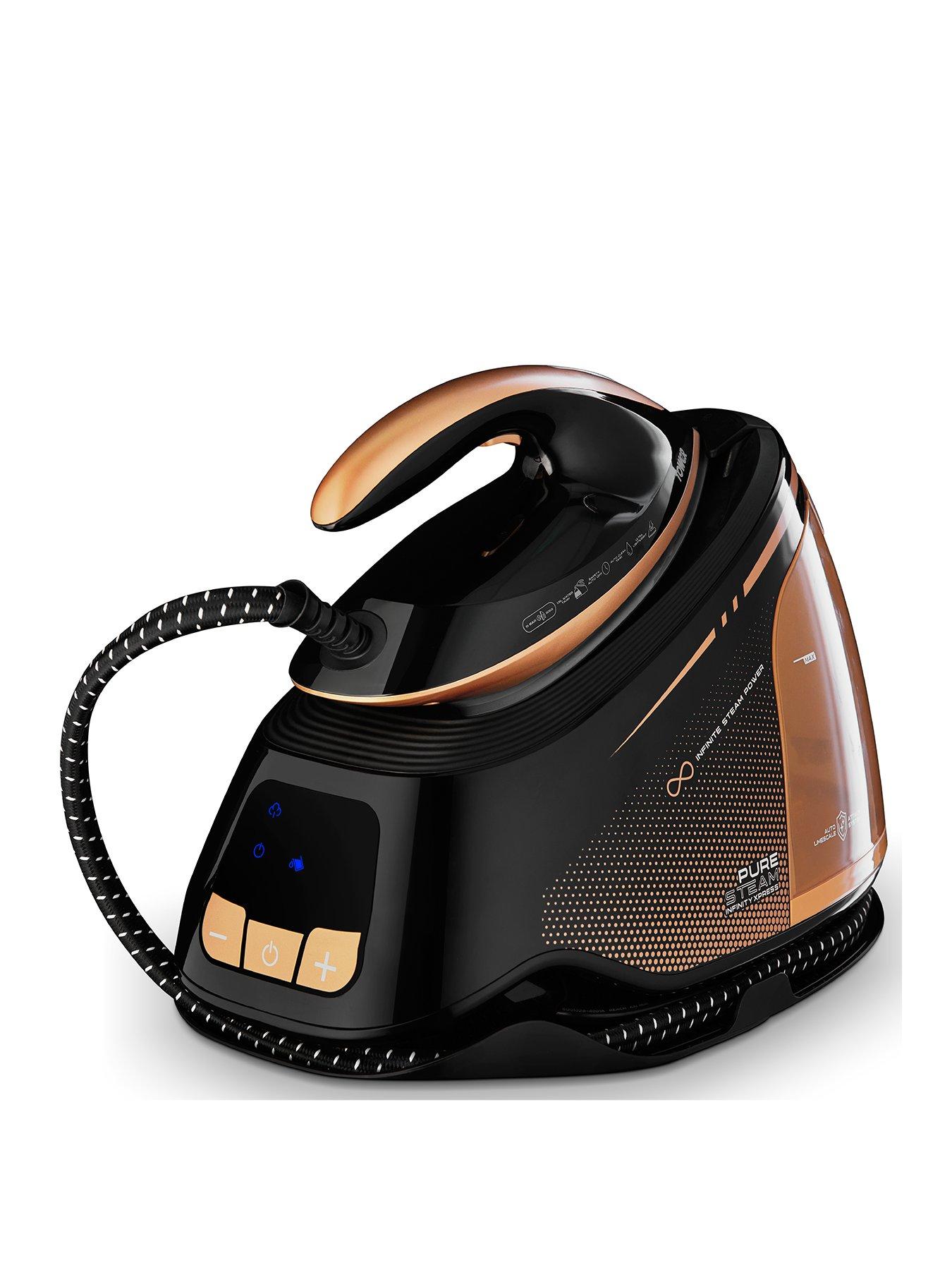 undefined T22030GLD PureSteam Infinity Xpress 8 Bar Steam Generator Iron - Black