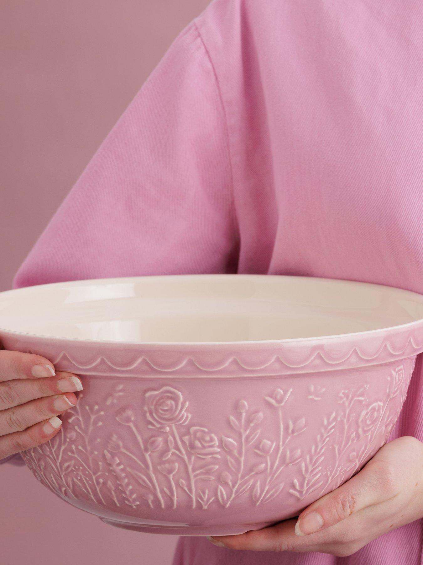 Mason Cash In The Meadow Mixing Bowl in Pink Rose – 29 cm