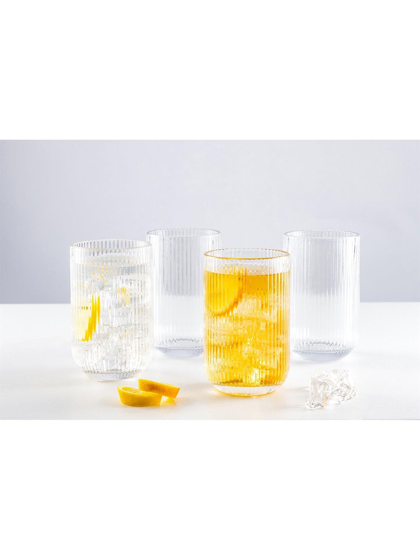 undefined Entertain Linea Set of 4 Hiball Tumbler Glasses