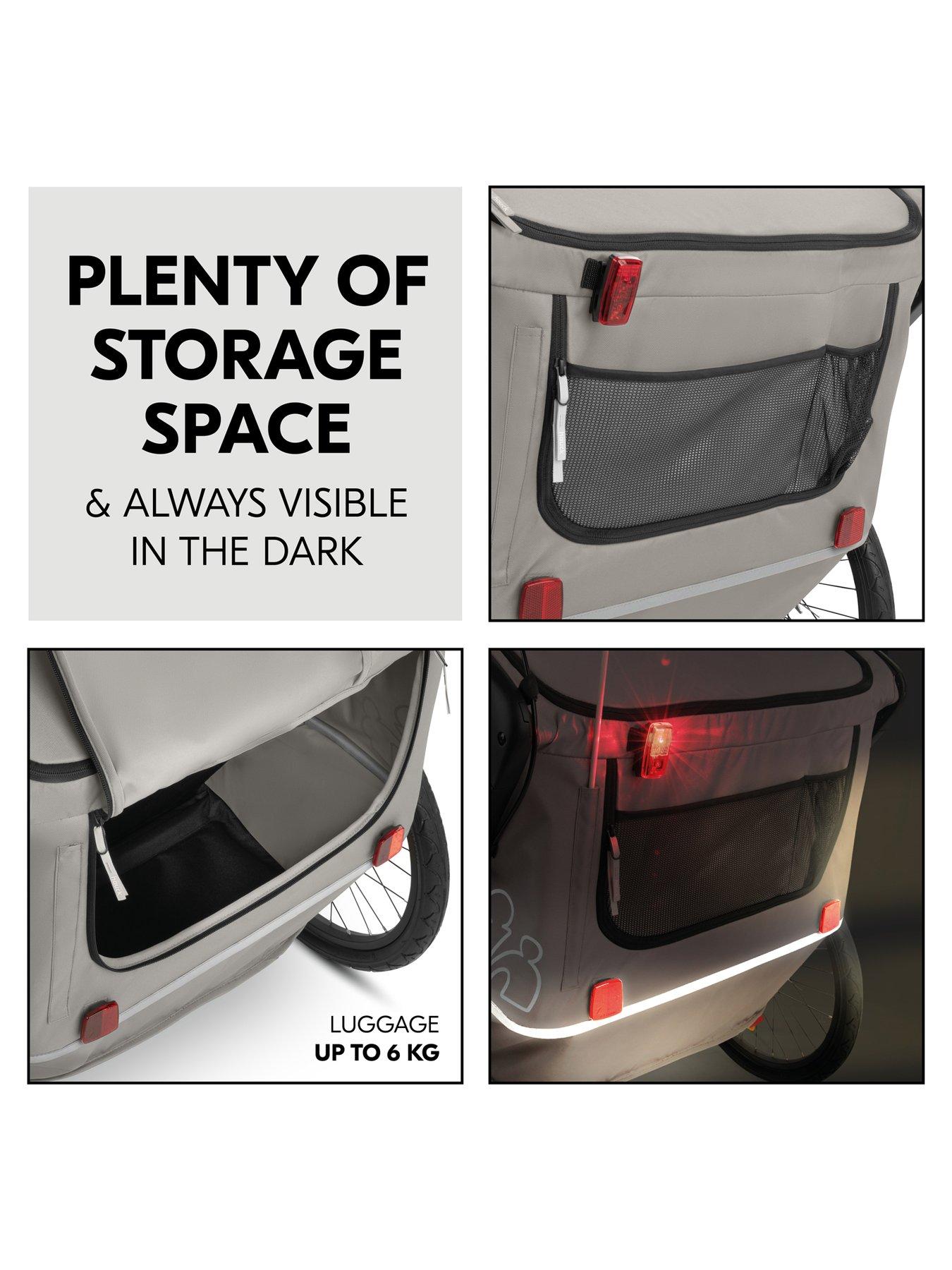 Image 5 of 8 of Hauck Bike N Walk Duo - Light Grey