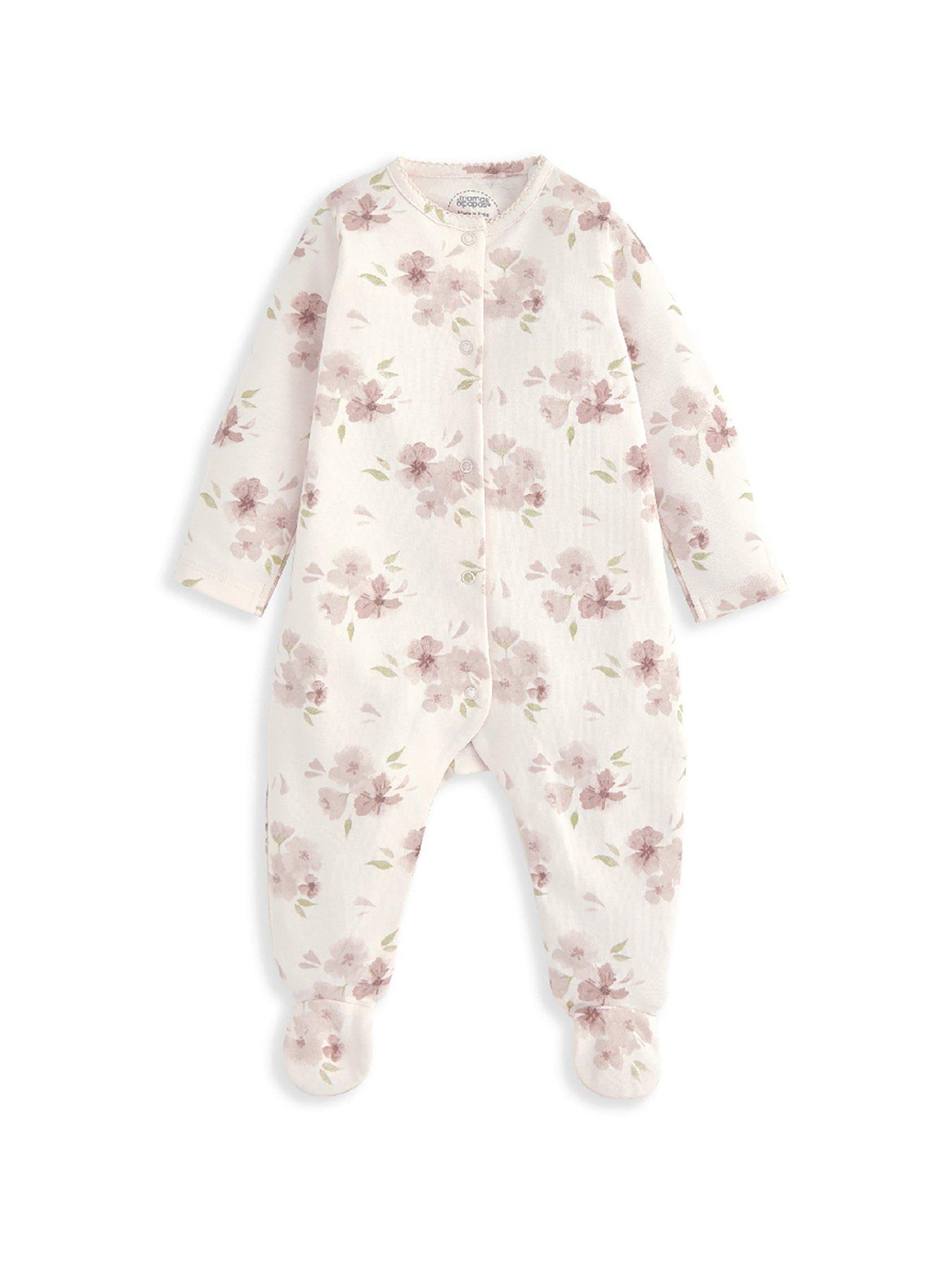 Image 4 of 7 of Mamas & Papas Baby Girls 5 Piece Floral Set - Pink