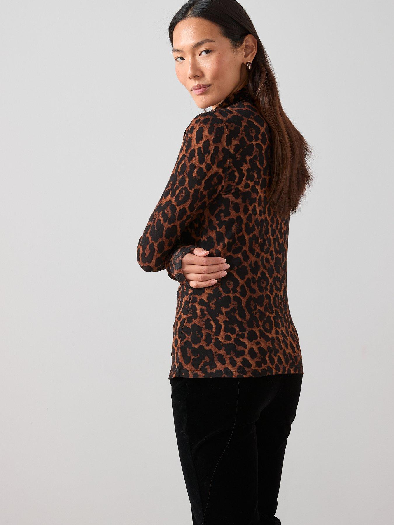 the-very-collection-long-sleeve-high-neck-top-leopard-printnbspstillFront