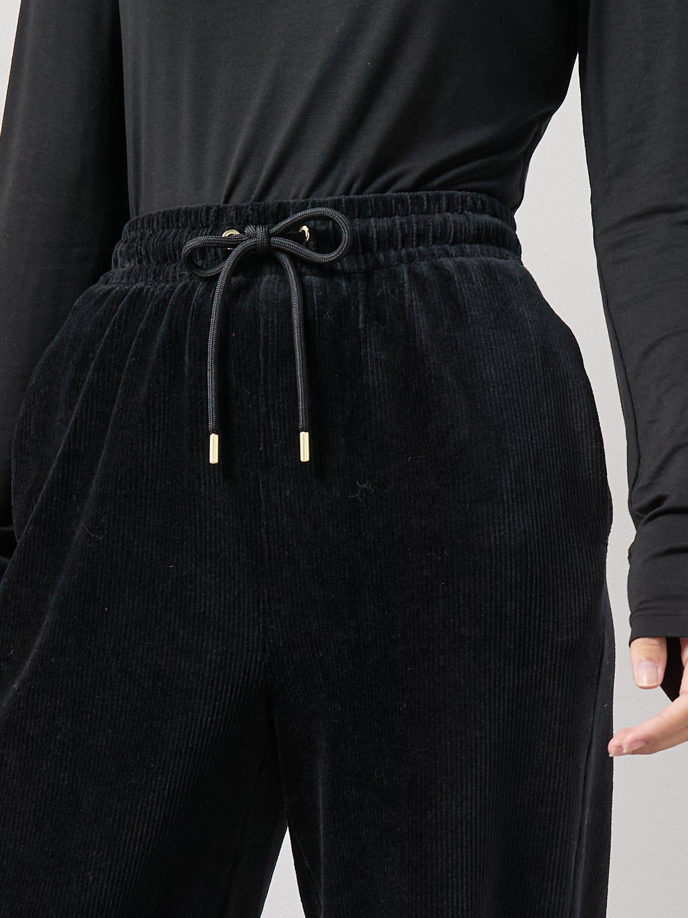 the-very-collection-barrel-cord-trouser-blackoutfit