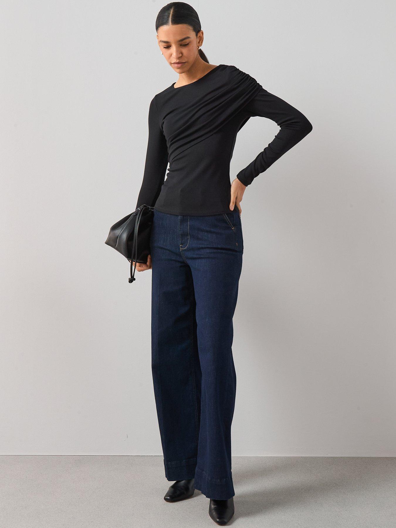 the-very-collection-double-layer-jersey-top-blackback