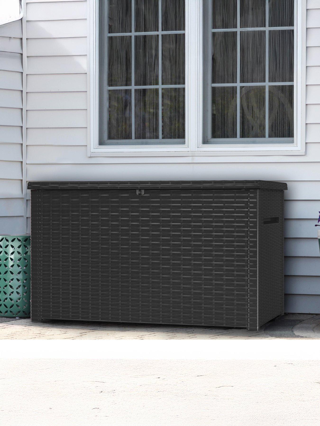 Image 1 of 3 of Keter Java XXL 870L Storage Box - Grey