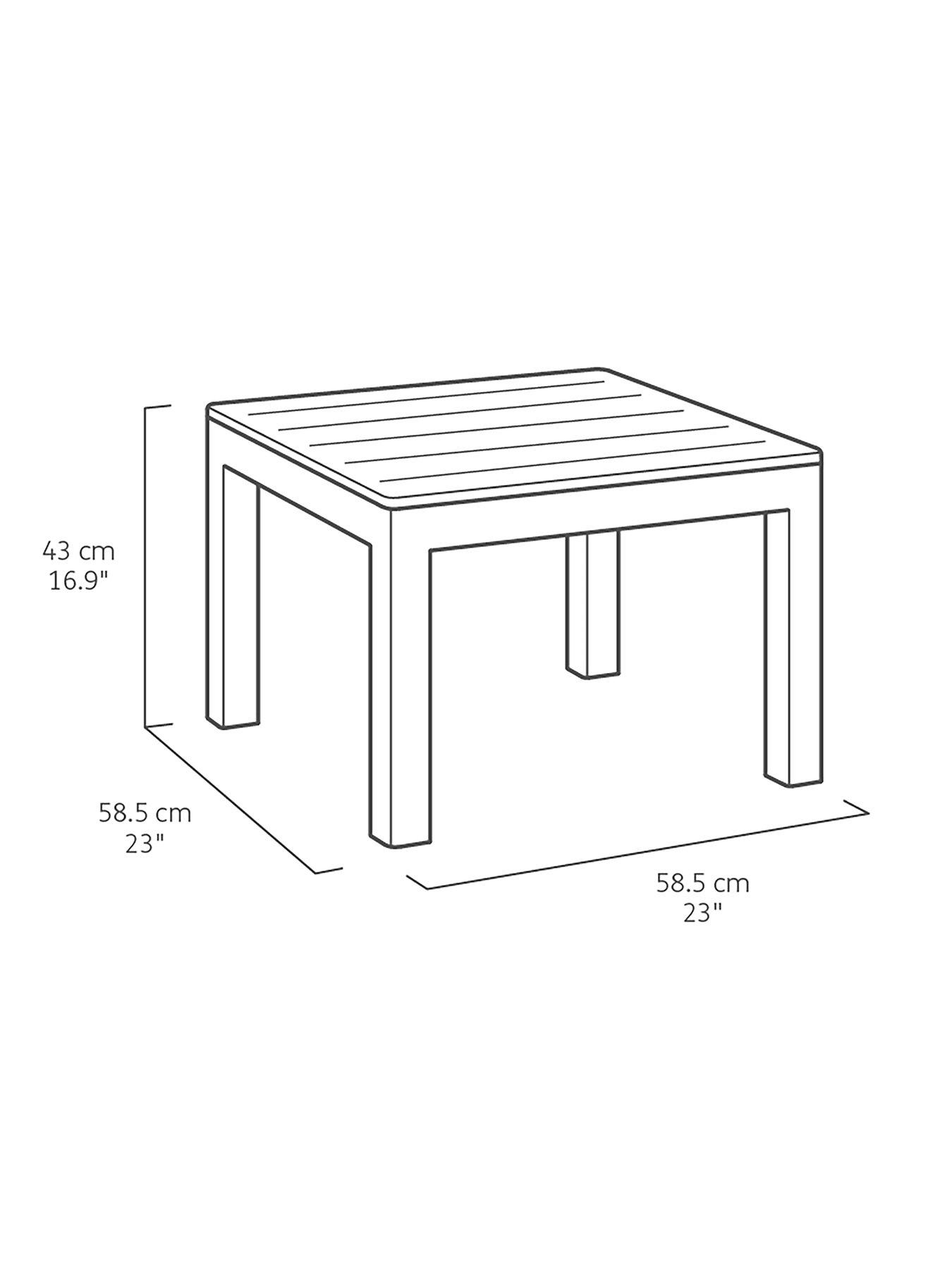 Image 7 of 7 of Keter Marie Garden 4-Piece Set With Coffee Table