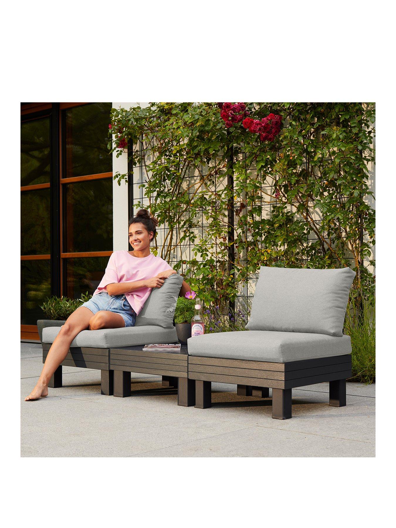 Image 3 of 7 of Keter Elements 2 Seater Modular Balcony Set