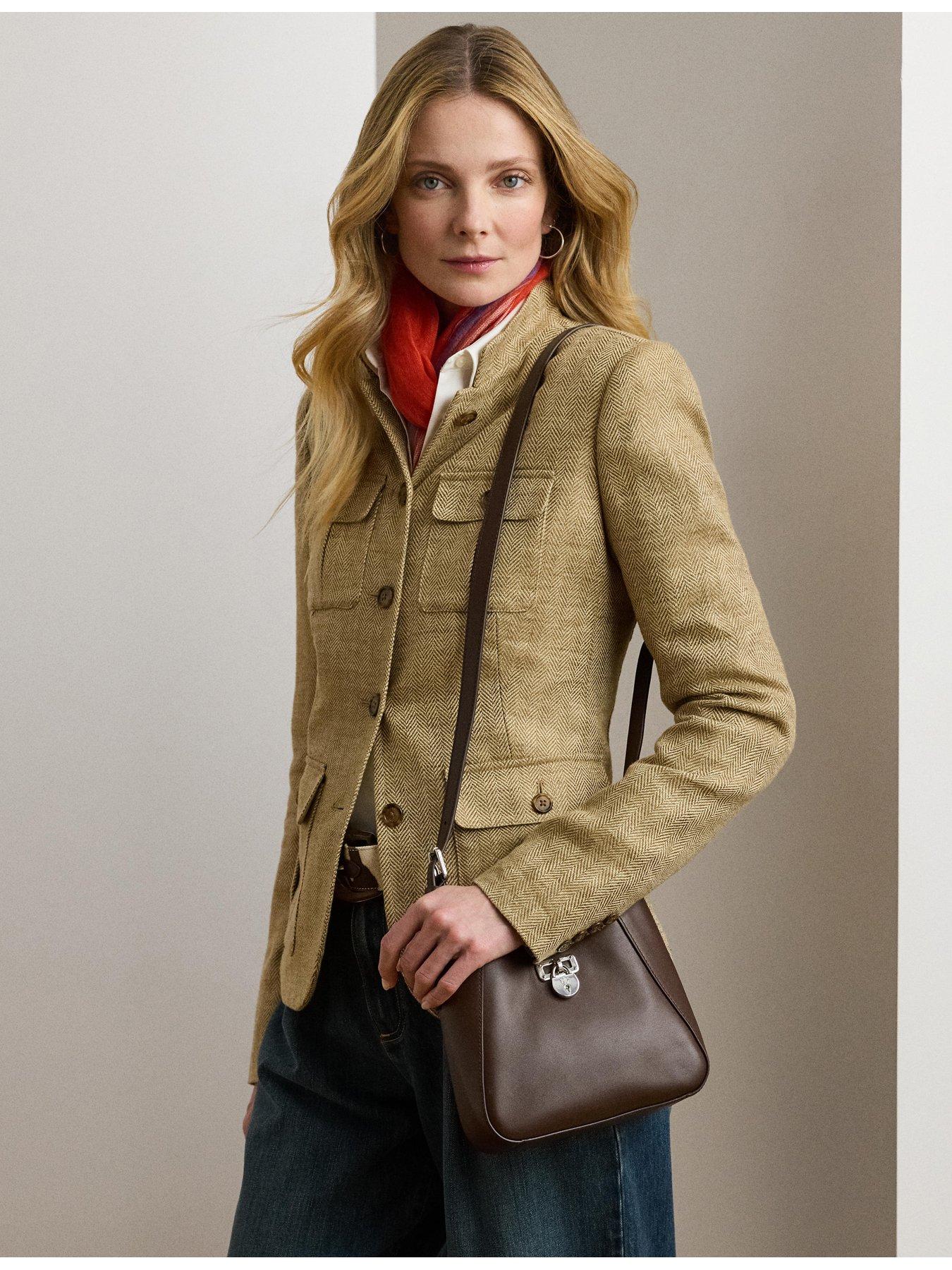 Image 2 of 5 of Lauren by Ralph Lauren Tanner Small Shoulder Bag - Brown