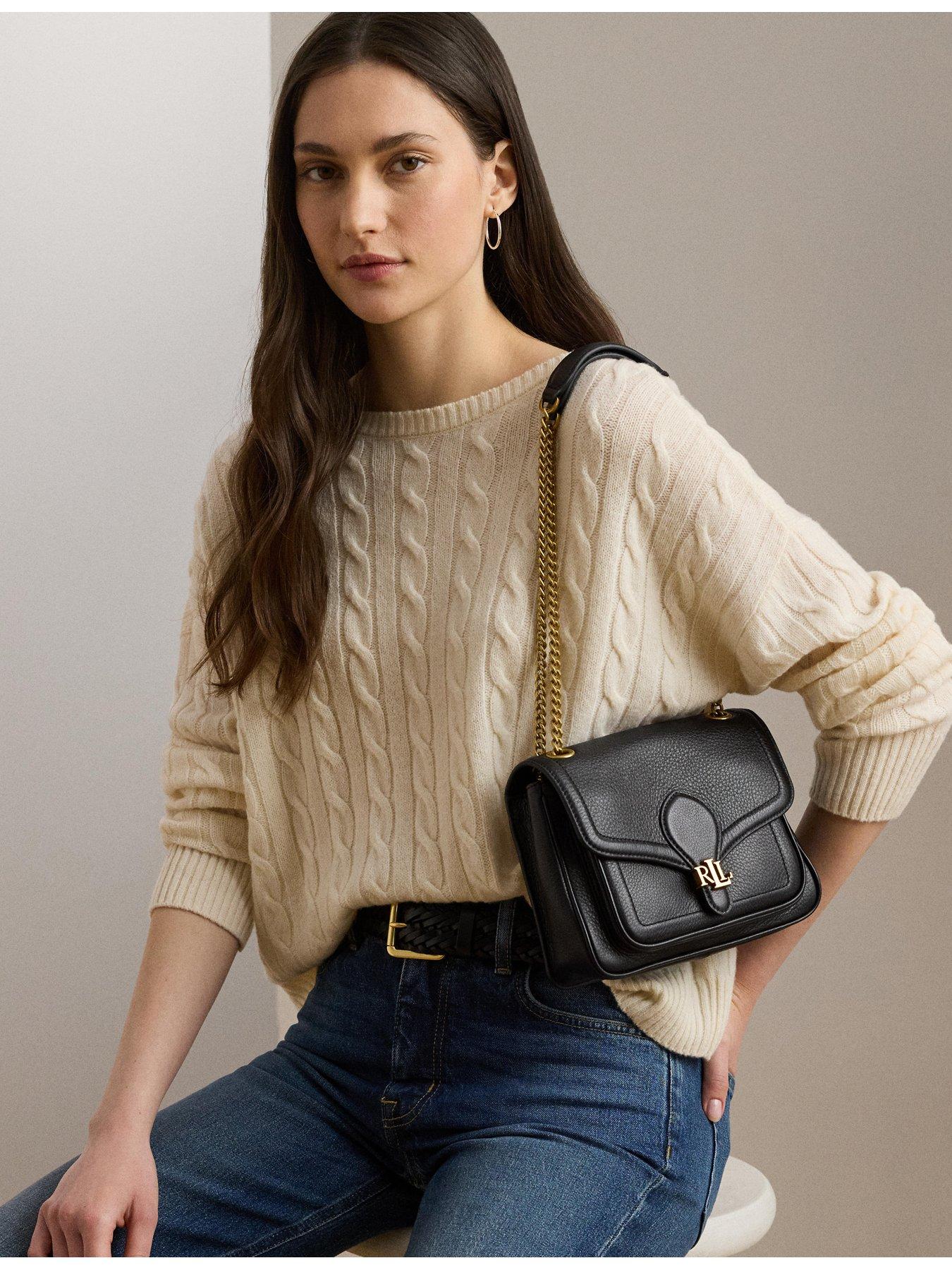 Image 2 of 5 of Lauren by Ralph Lauren Bradley Small Shoulder Bag - Black