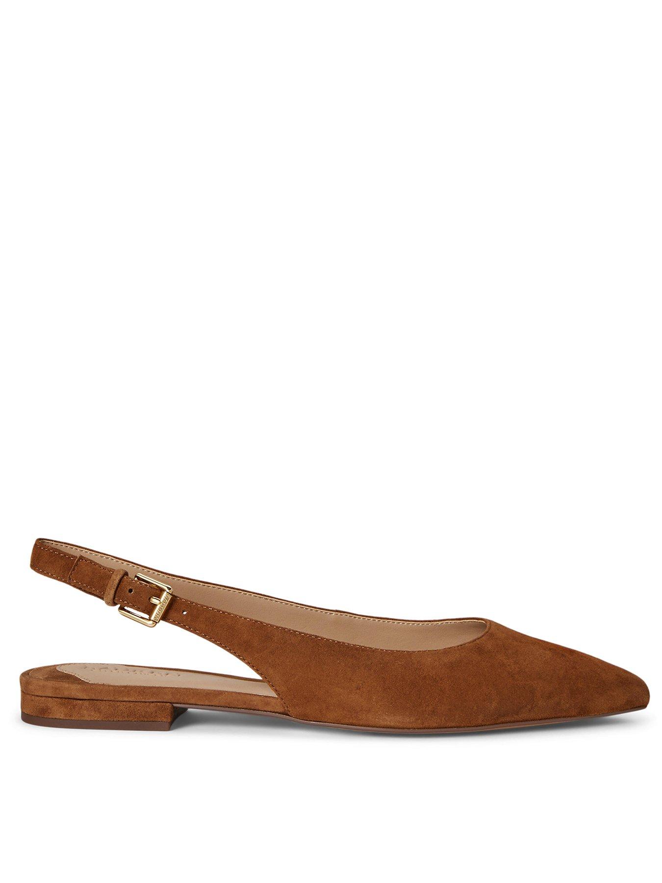 Lauren by Ralph Lauren Londyn Slingback Shoe - Brown