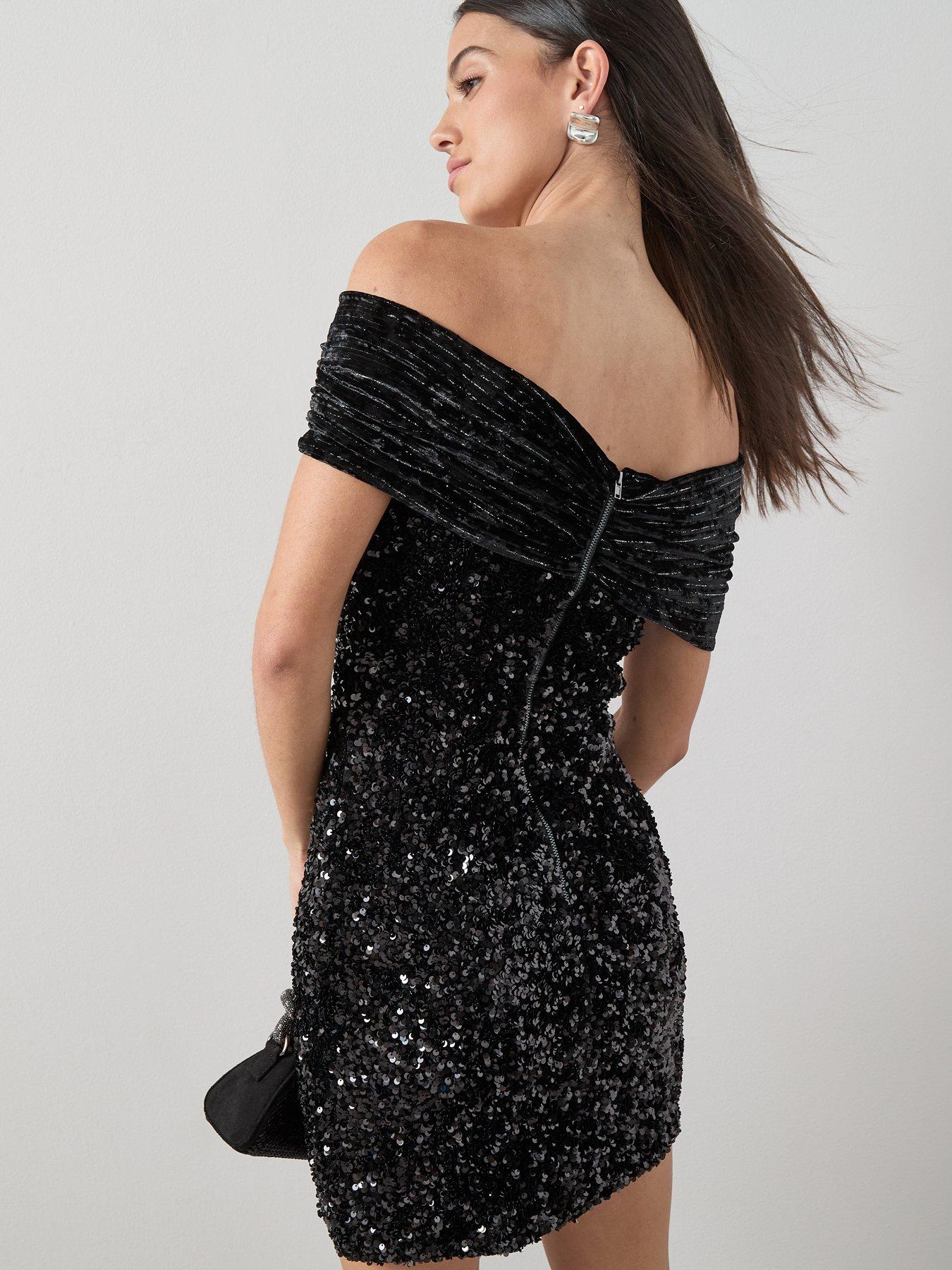 slim fit dress slacks Sexy Glitter One Shoulder Hot Pink/Royal Blue Sequins Backless Homecoming Dress US 16 / Hot Pink