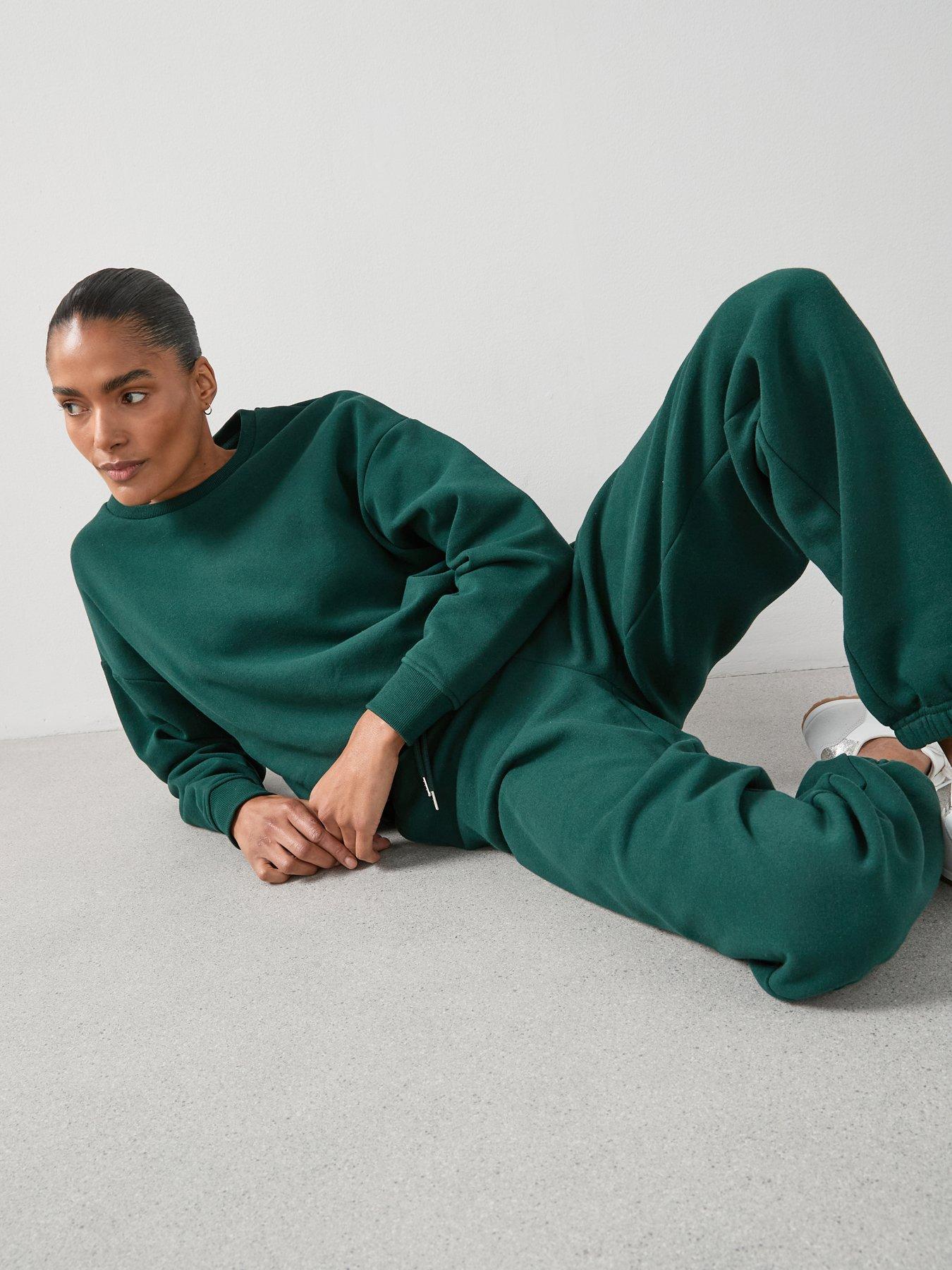 the-very-collection-crew-neck-oversized-essential-sweatshirt--greendetail