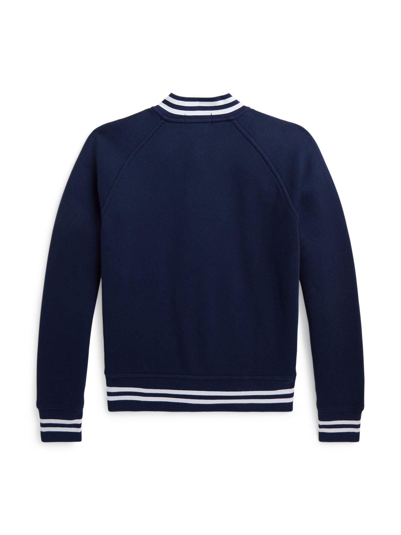 Image 2 of 5 of Polo Ralph Lauren Boys Bomber Jacket - Navy