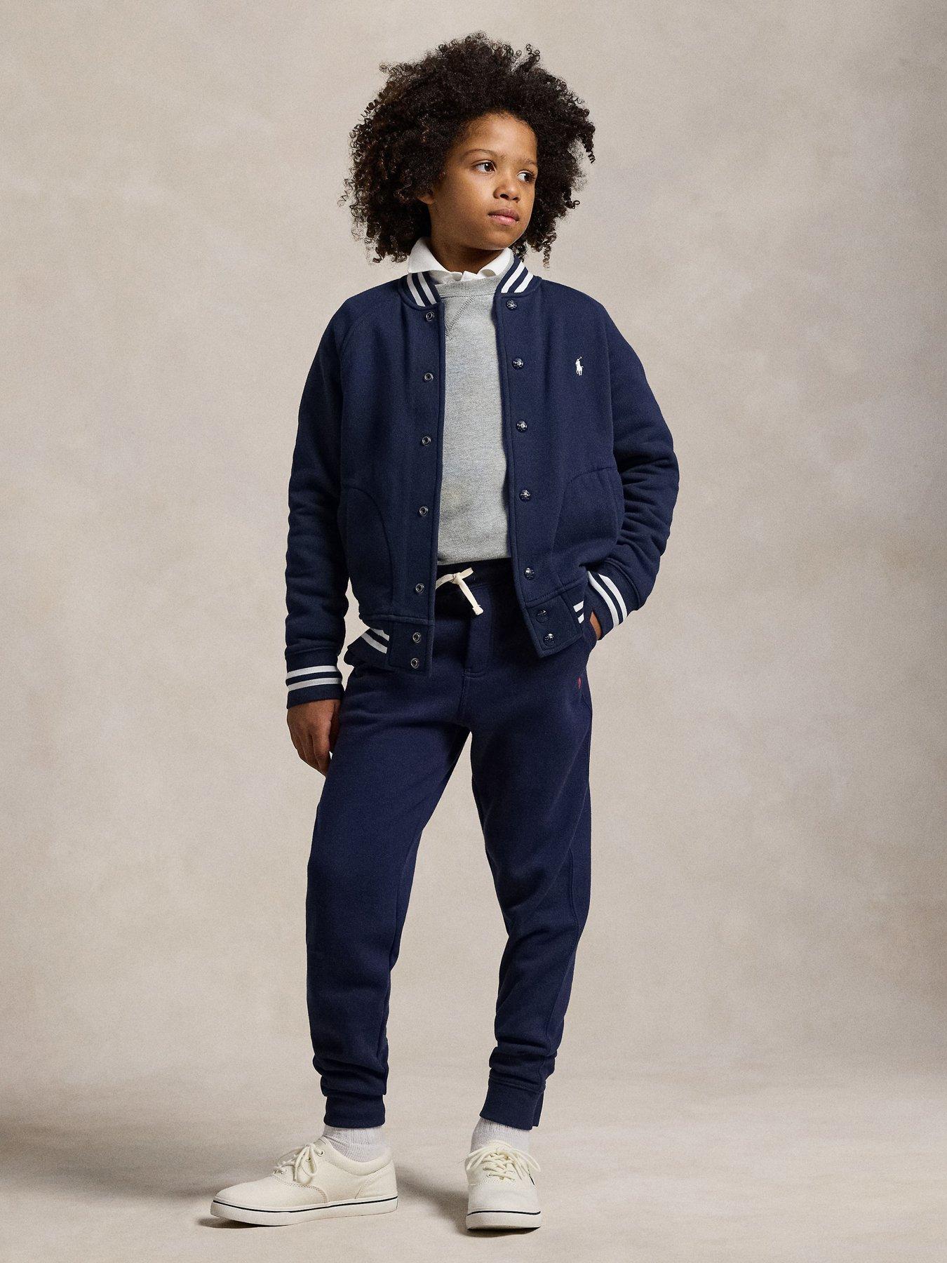 Image 3 of 5 of Polo Ralph Lauren Boys Bomber Jacket - Navy