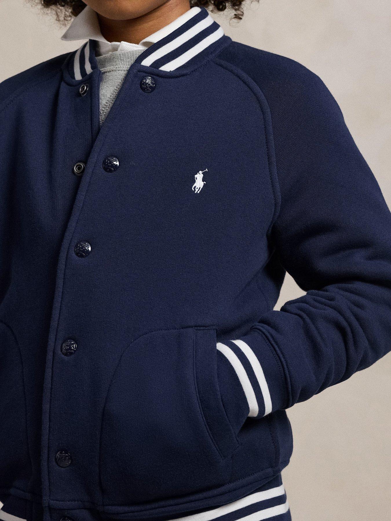 Image 4 of 5 of Polo Ralph Lauren Boys Bomber Jacket - Navy