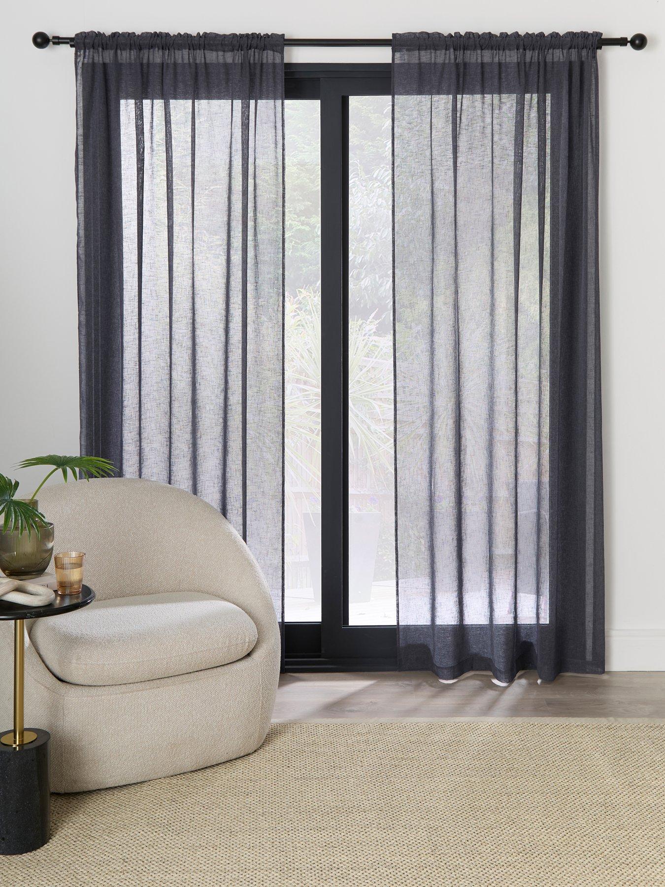 Image 1 of 3 of The Very Collection Lindos Voile Panel Pair
