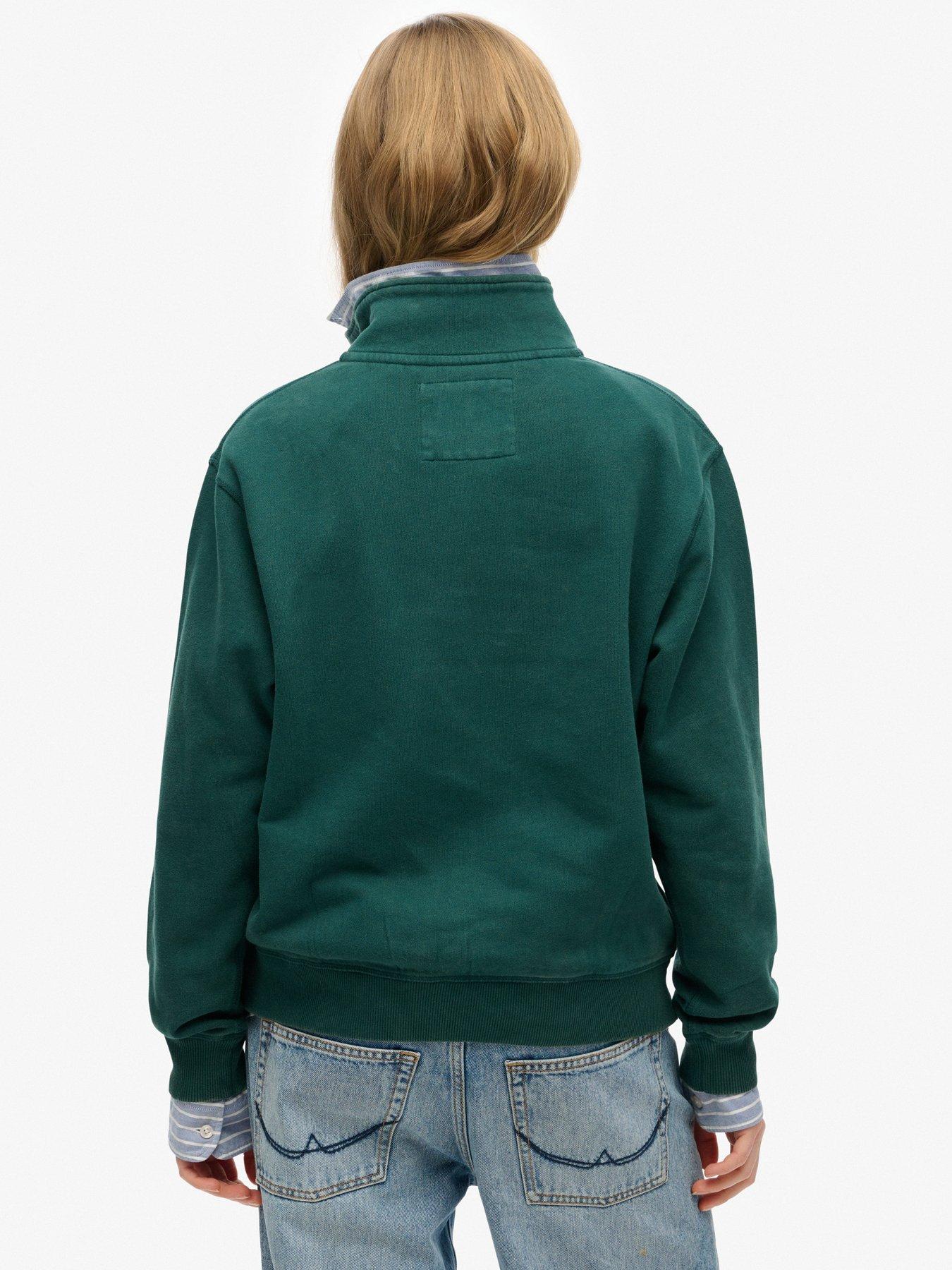 superdry-athletic-essentials-applique-half-zip-sweatshirt-greenstillFront