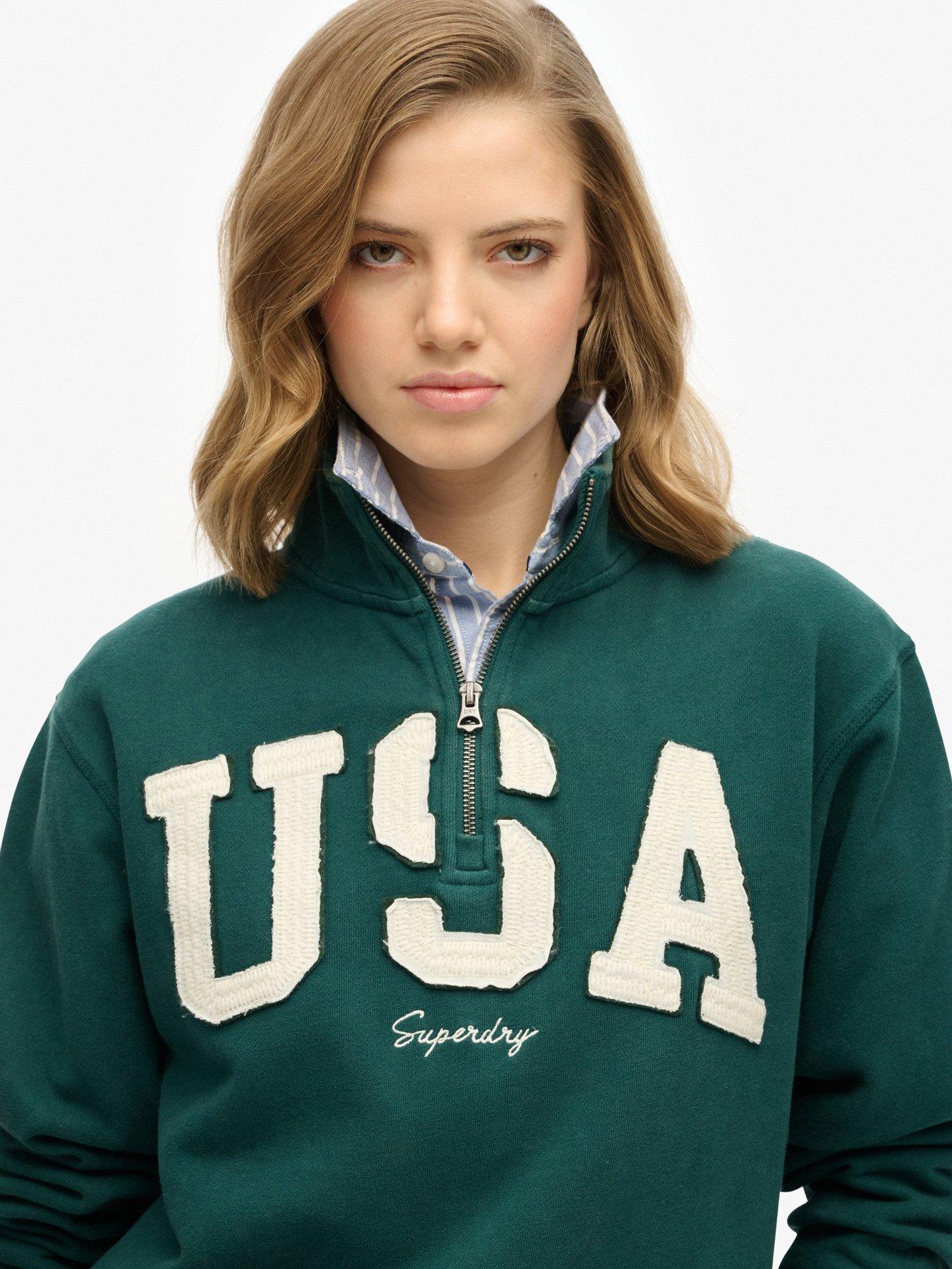 superdry-athletic-essentials-applique-half-zip-sweatshirt-greenoutfit