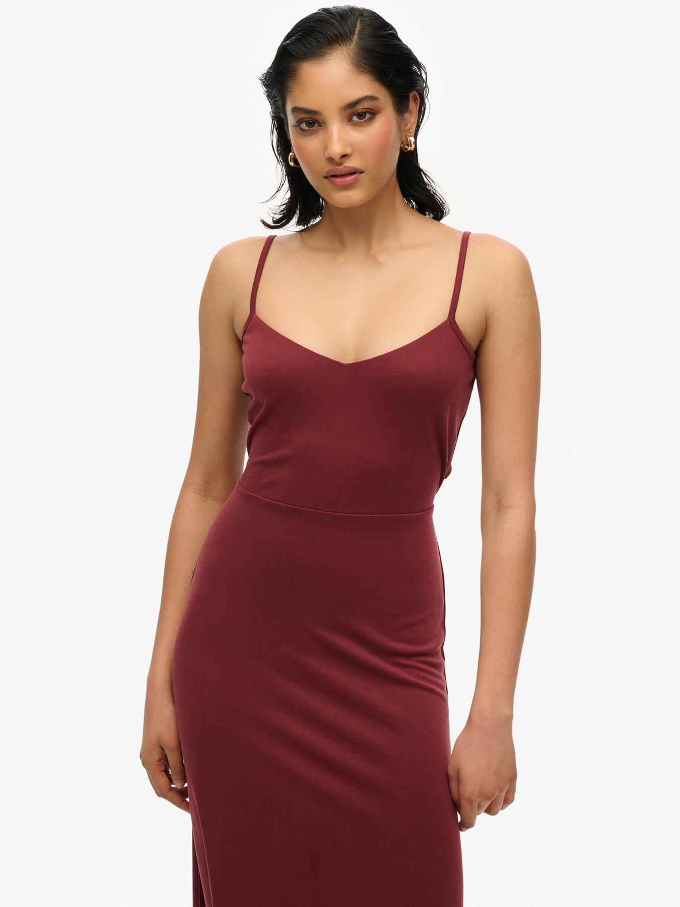 superdry-jersey-open-back-dress-brownoutfit