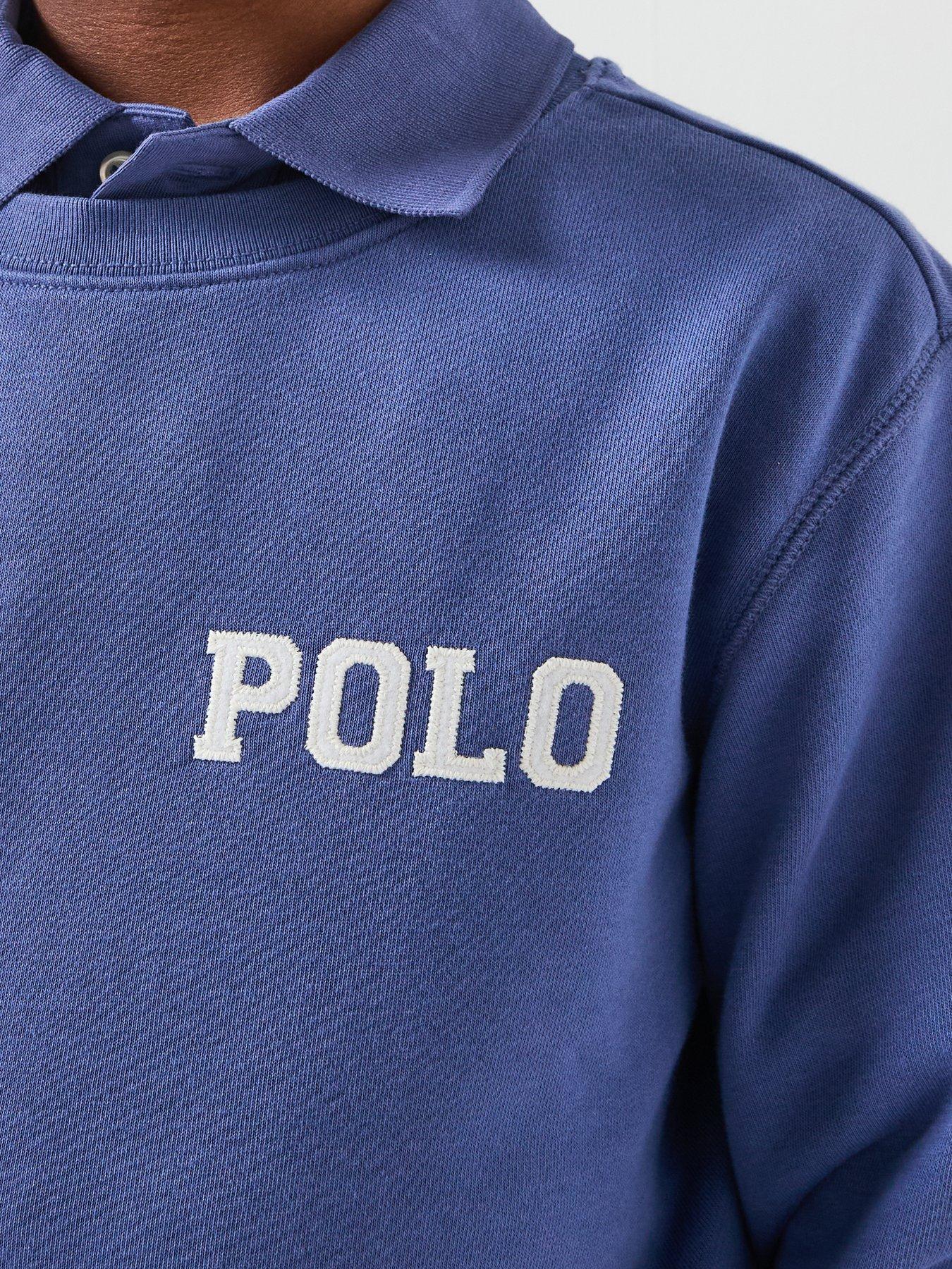 Image 4 of 6 of Polo Ralph Lauren Boys Sweatshirt - Navy