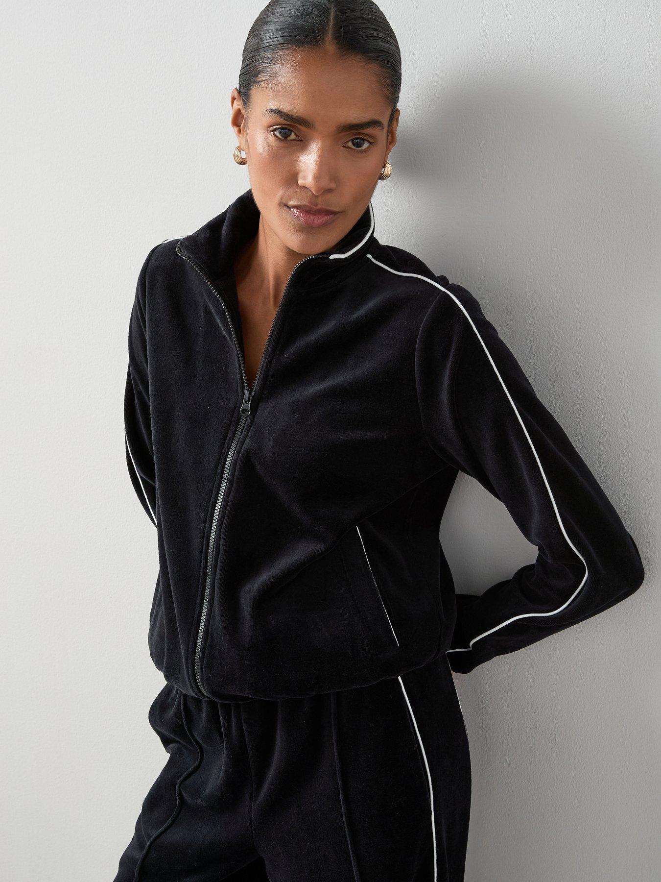the-very-collection-velour-zip-through-jacket-with-piping-co-ord-black