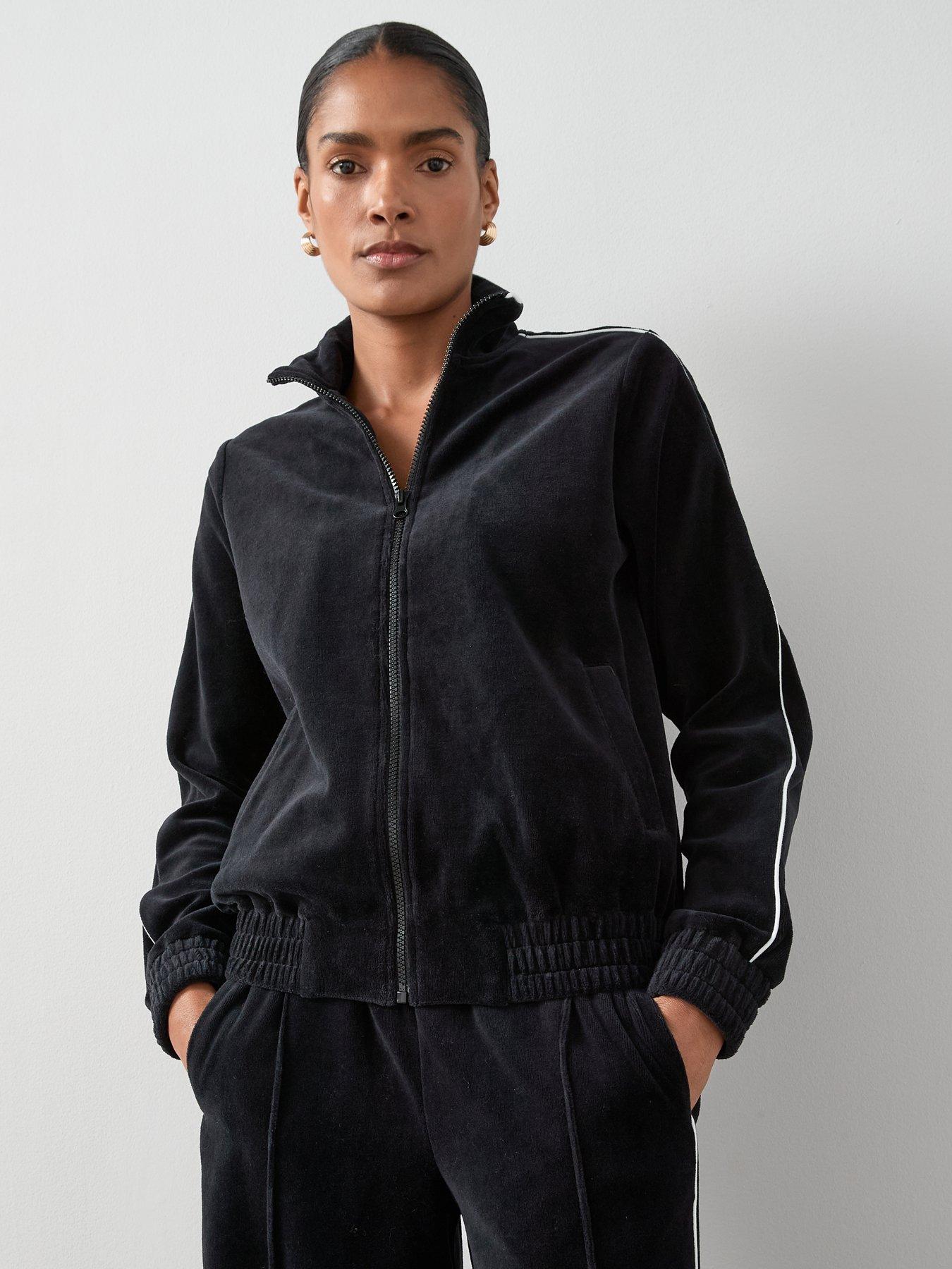 the-very-collection-velour-zip-through-jacket-with-piping-co-ord-blackoutfit