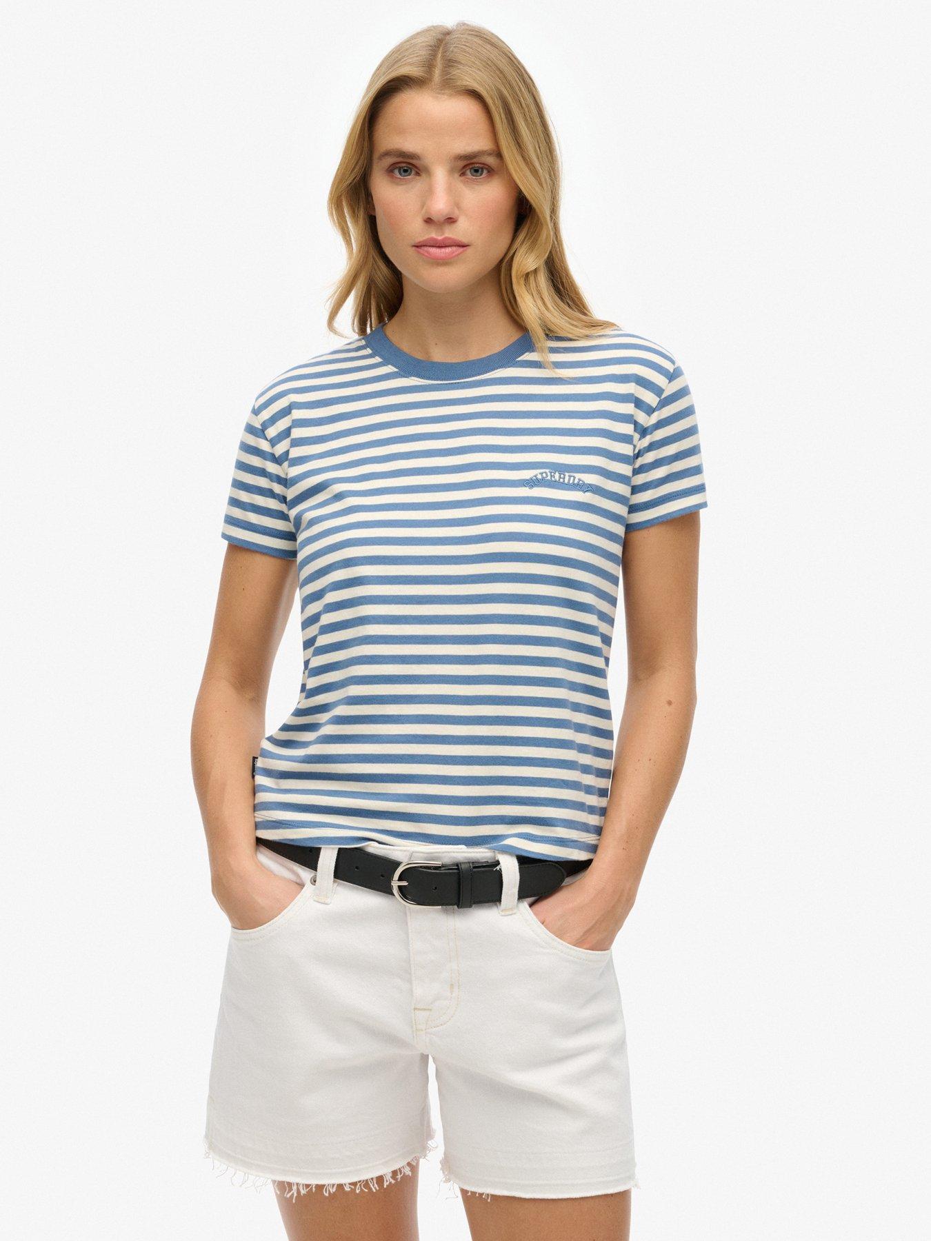 superdry-essential-logo-striped-fitted-t-shirt-blue