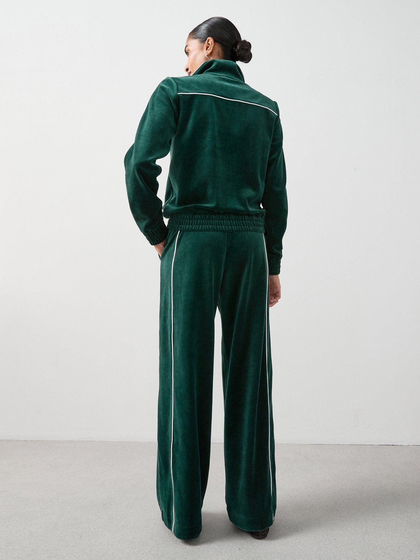 the-very-collection-velour-zip-through-jacket-co-ord-greenstillFront