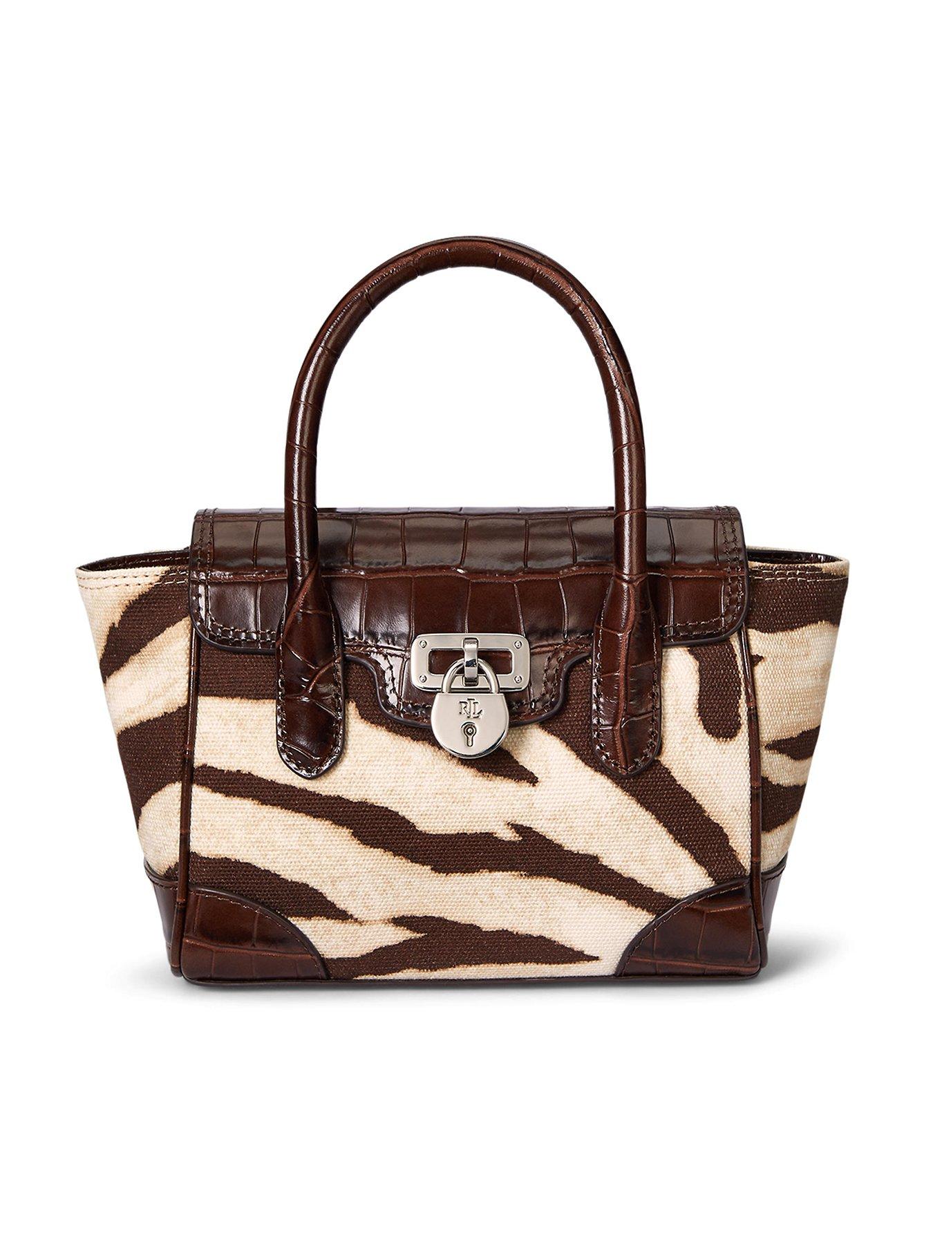 Lauren by Ralph Lauren Tnnr Small Satchel Bag - Brown