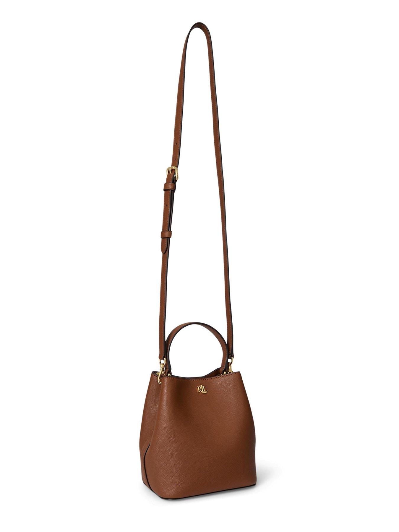 Image 5 of 5 of Lauren by Ralph Lauren Reese Small Bucket Bag - Brown