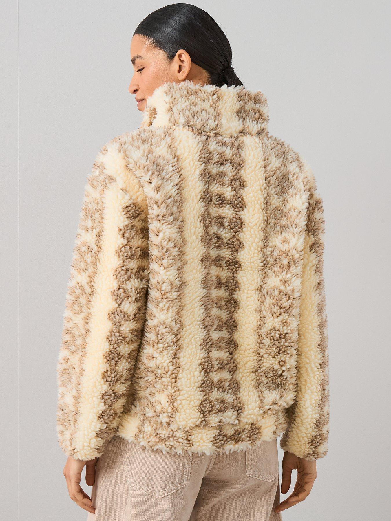 v-by-very-half-zip-printed-borg-fleece-nbsp--multistillFront