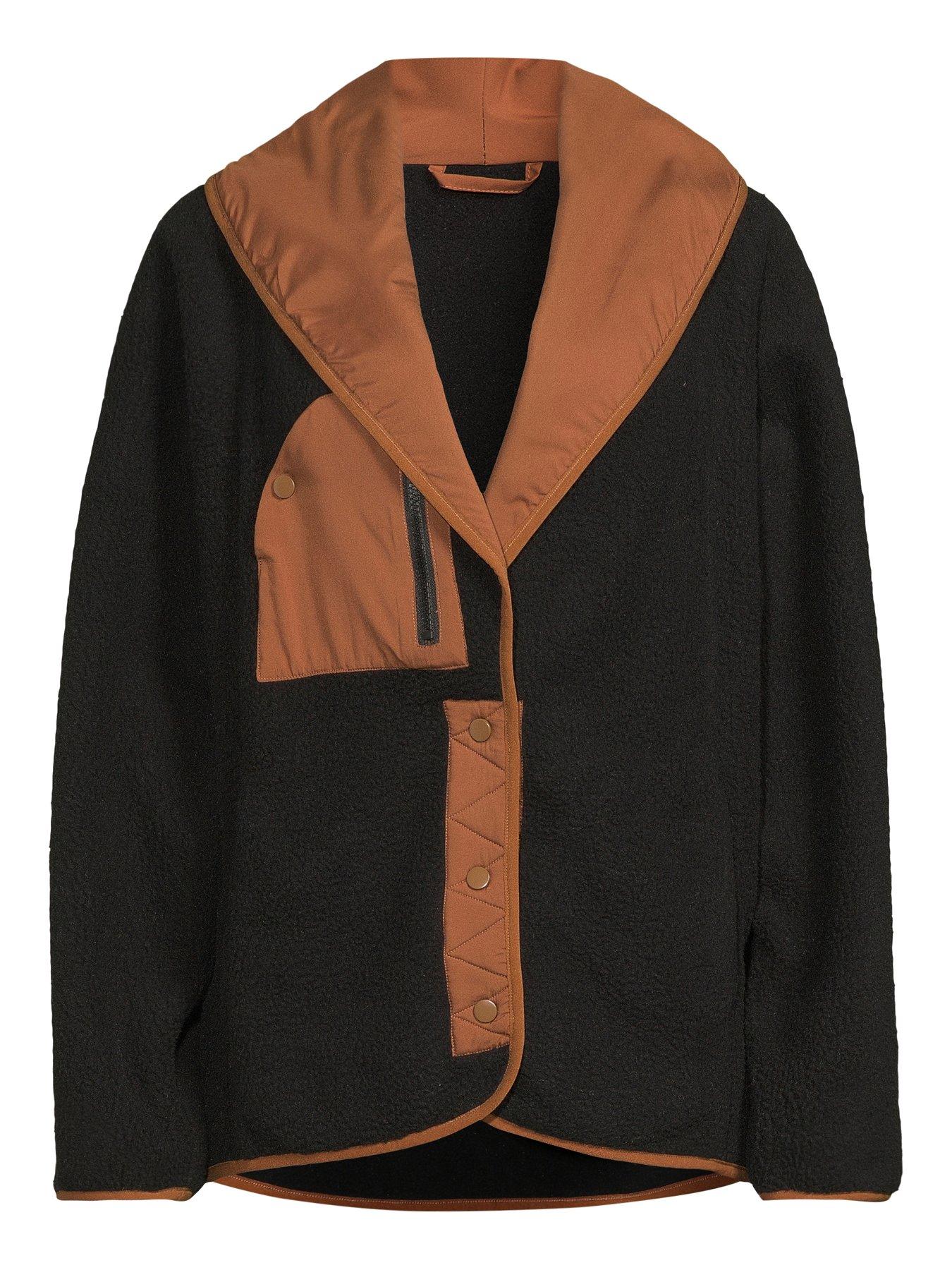 Image 7 of 7 of V by Very Shawl Collar Borg Jacket - Black