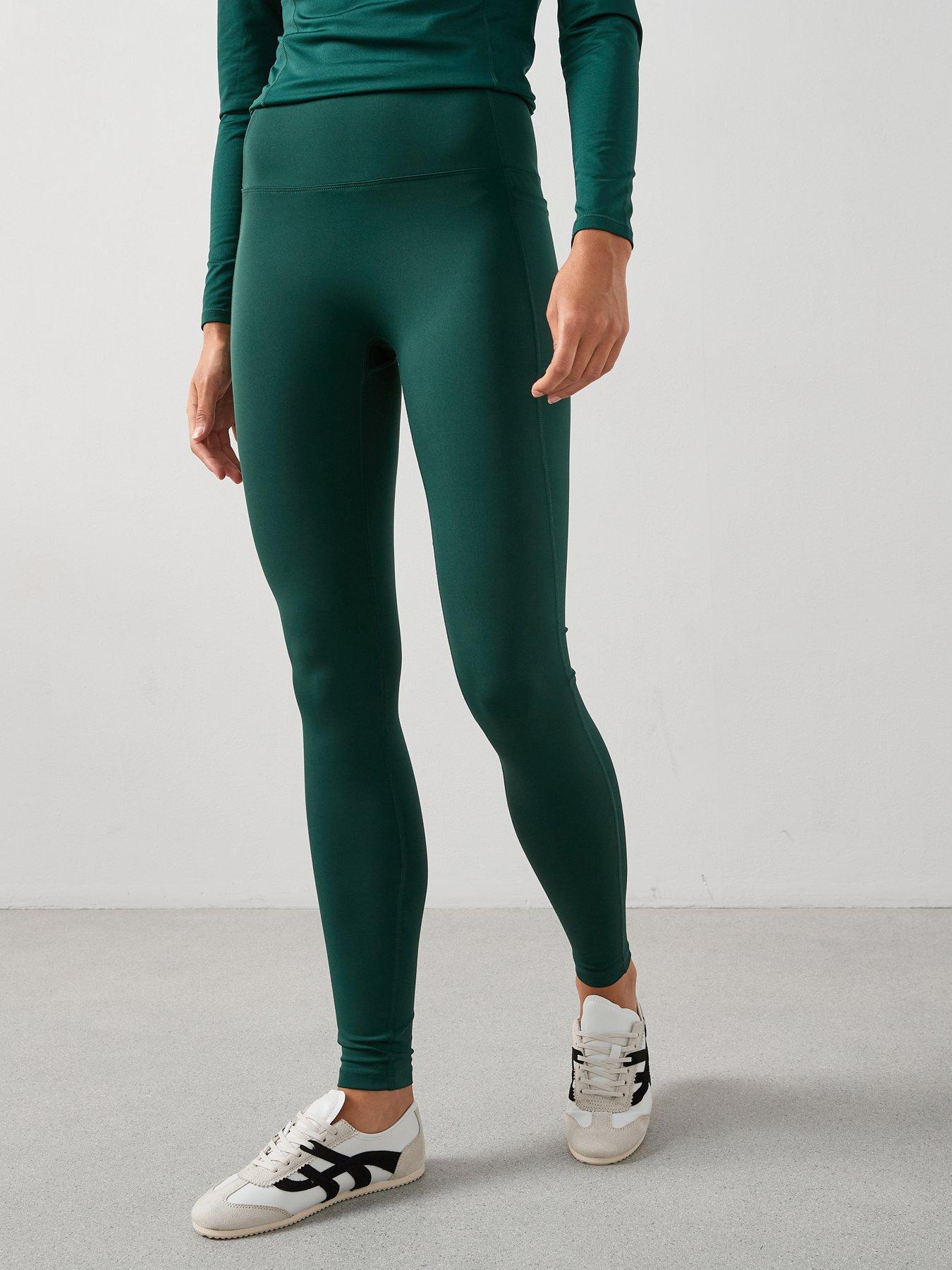 The Very Collection Sports High Waist Leggings - Green
