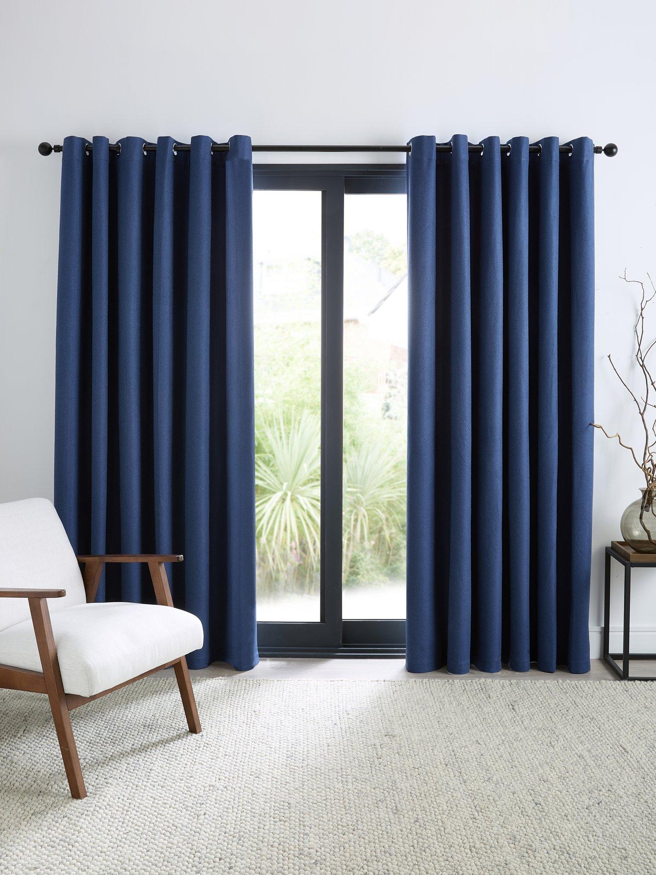 undefined Chesterfield Lined Eyelet Curtains46x72