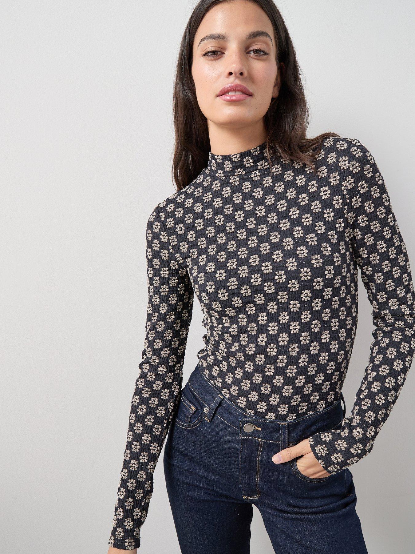 the-very-collection-high-neck-floral-top-multifront