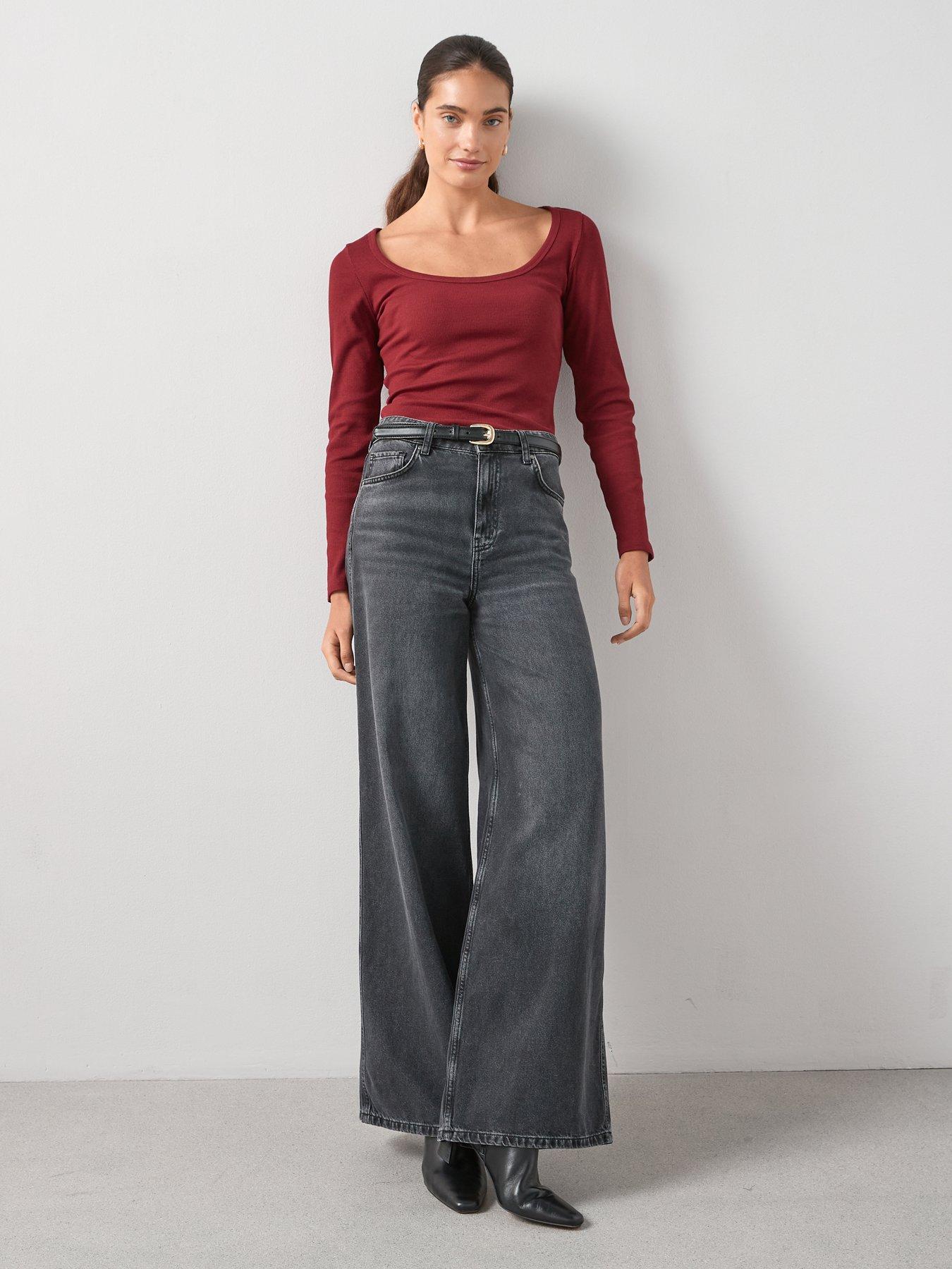the-very-collection-ribbed-scoop-neck-long-sleeve-burgundyback