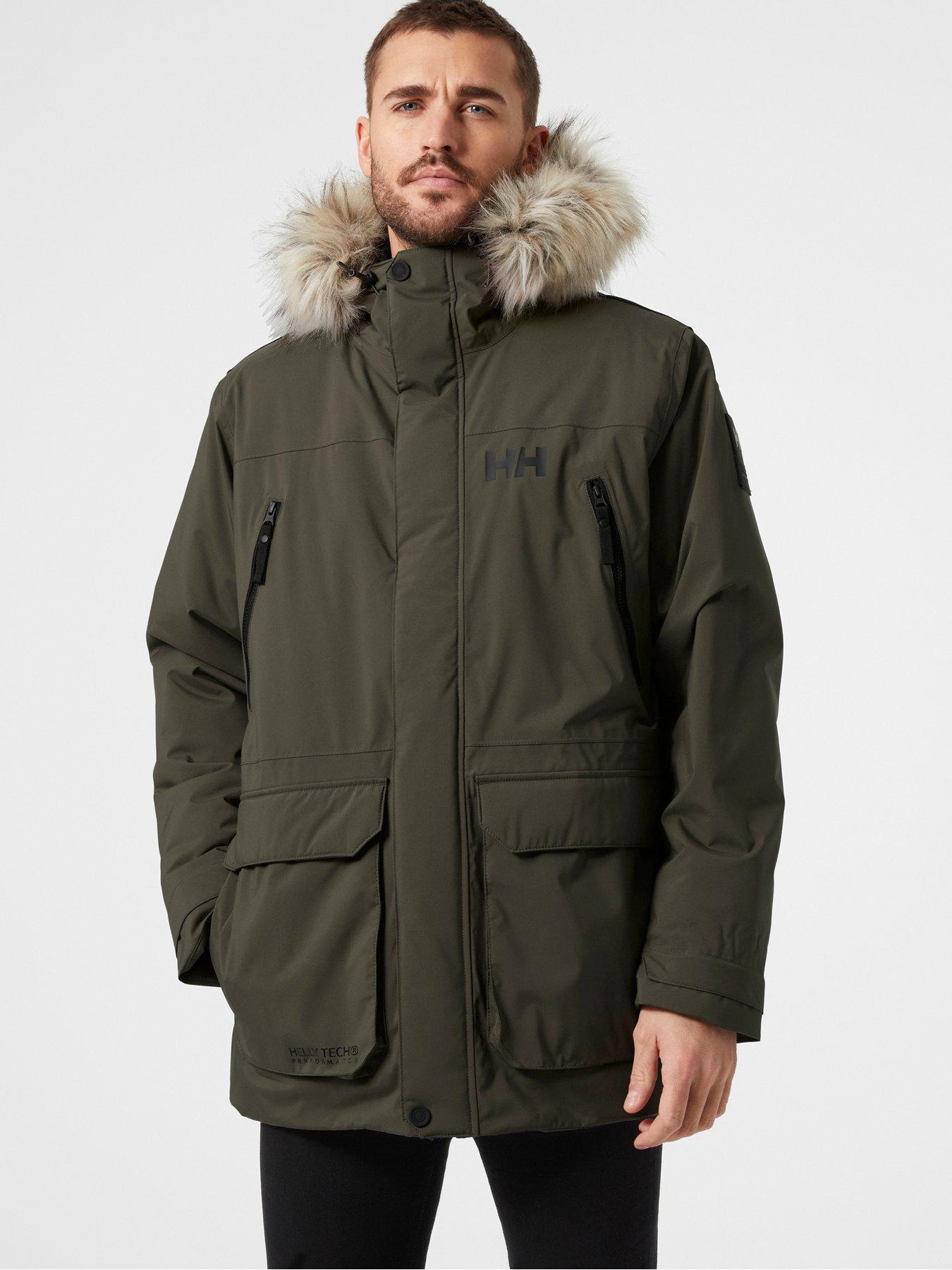 Helly Hansen Mens Reine Parka Jacket- Green