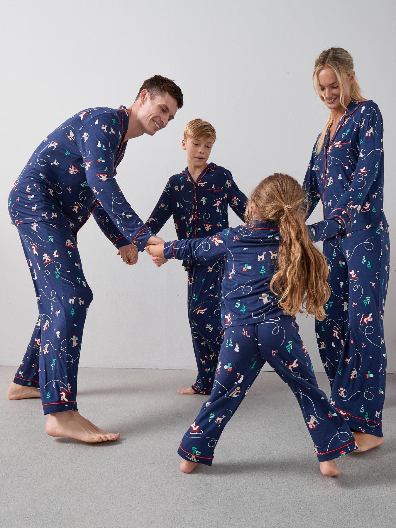 the-very-collection-mens-family-christmas-pj-printed-christmas-ski-jersey-revere-set-navy