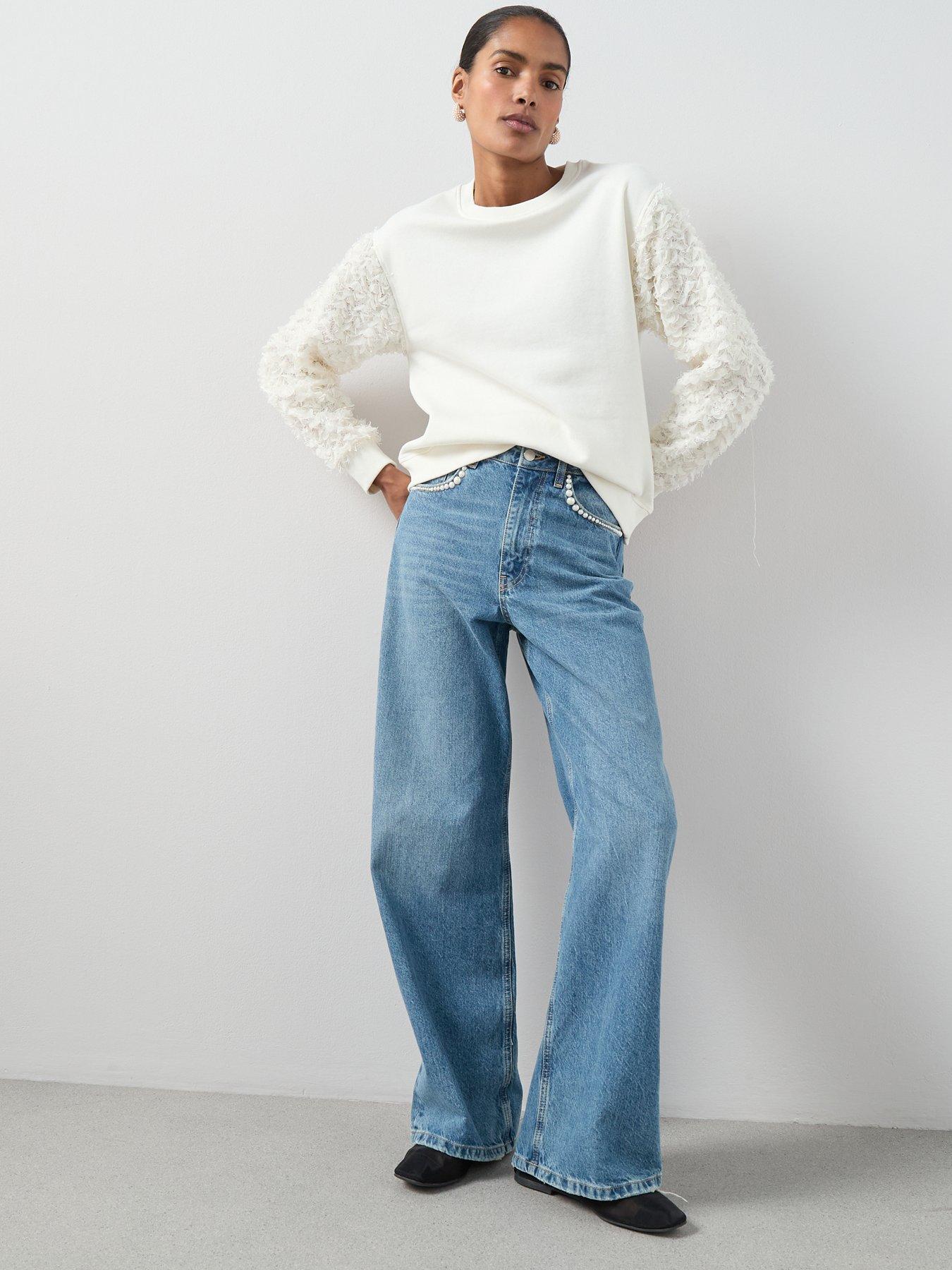 the-very-collection-lace-sleeve-top-creamback