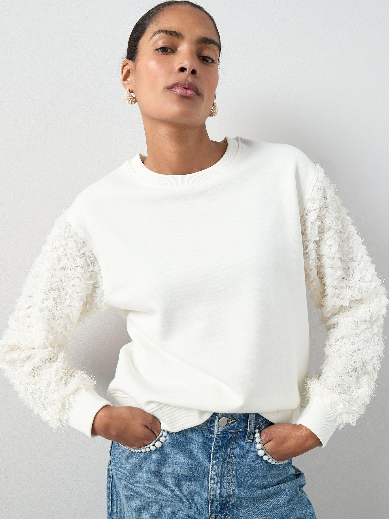 the-very-collection-lace-sleeve-top-creamdetail