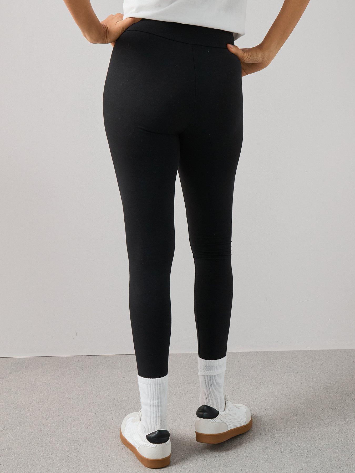 Image 2 of 7 of The Very Collection Womens Stretch Full Length Leggings - Black