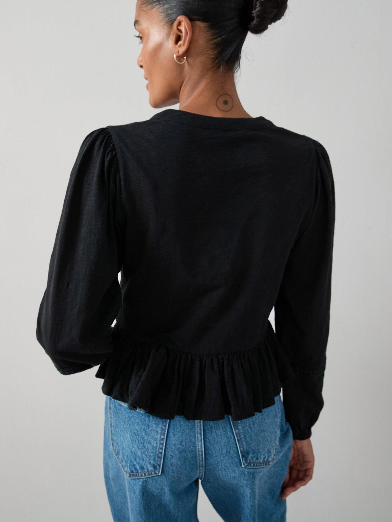 the-very-collection-lace-insert-top-blackstillFront