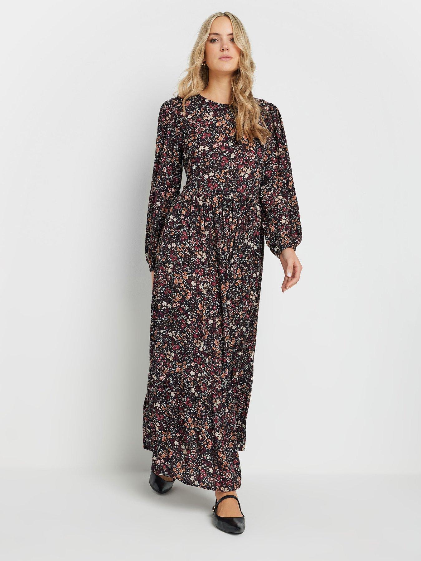 Image of Long Tall Sally Tall Ditsy Crinkle Maxi Dress