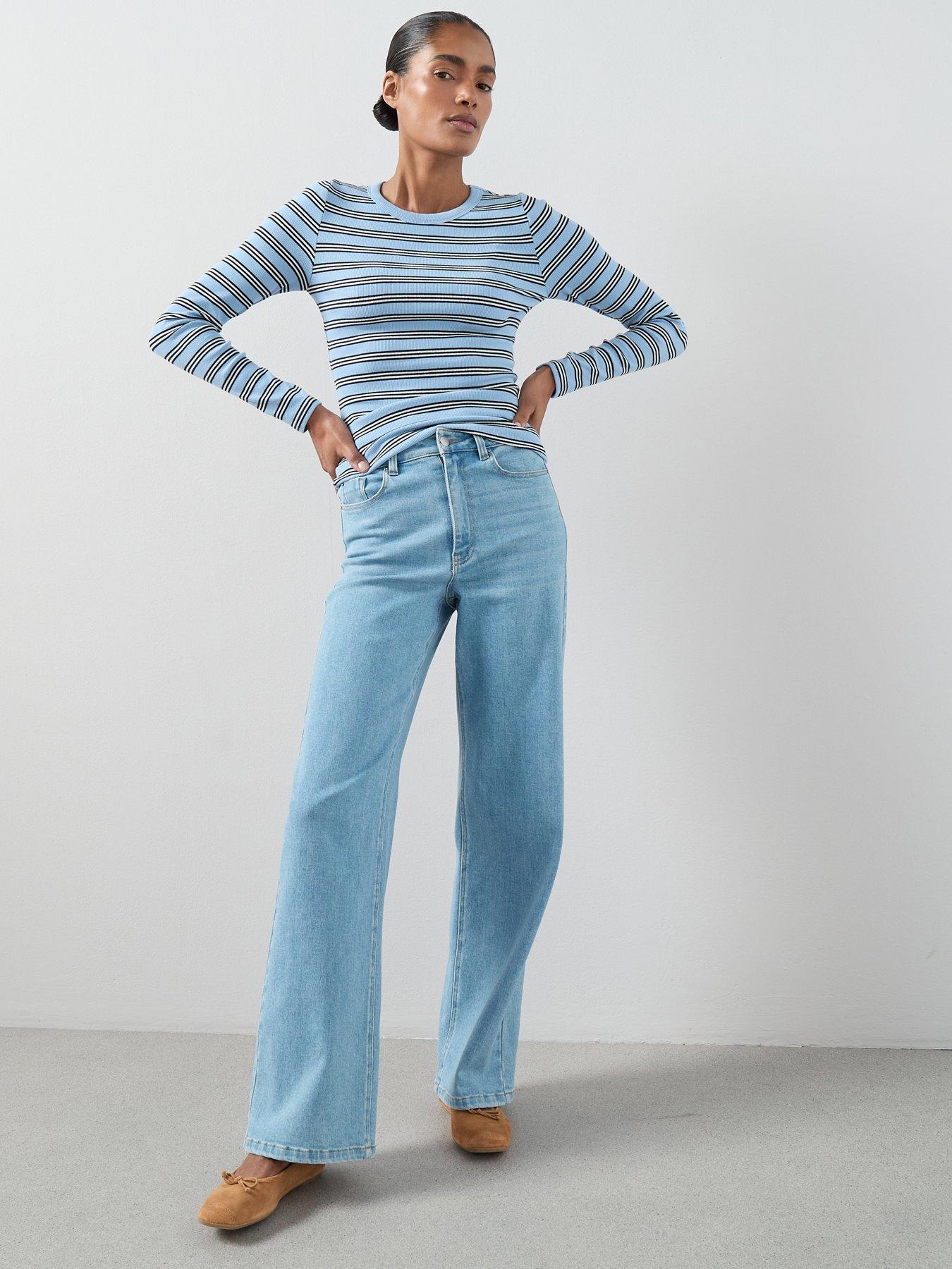 the-very-collection-crew-stripe-long-sleeve-top-bluedetail