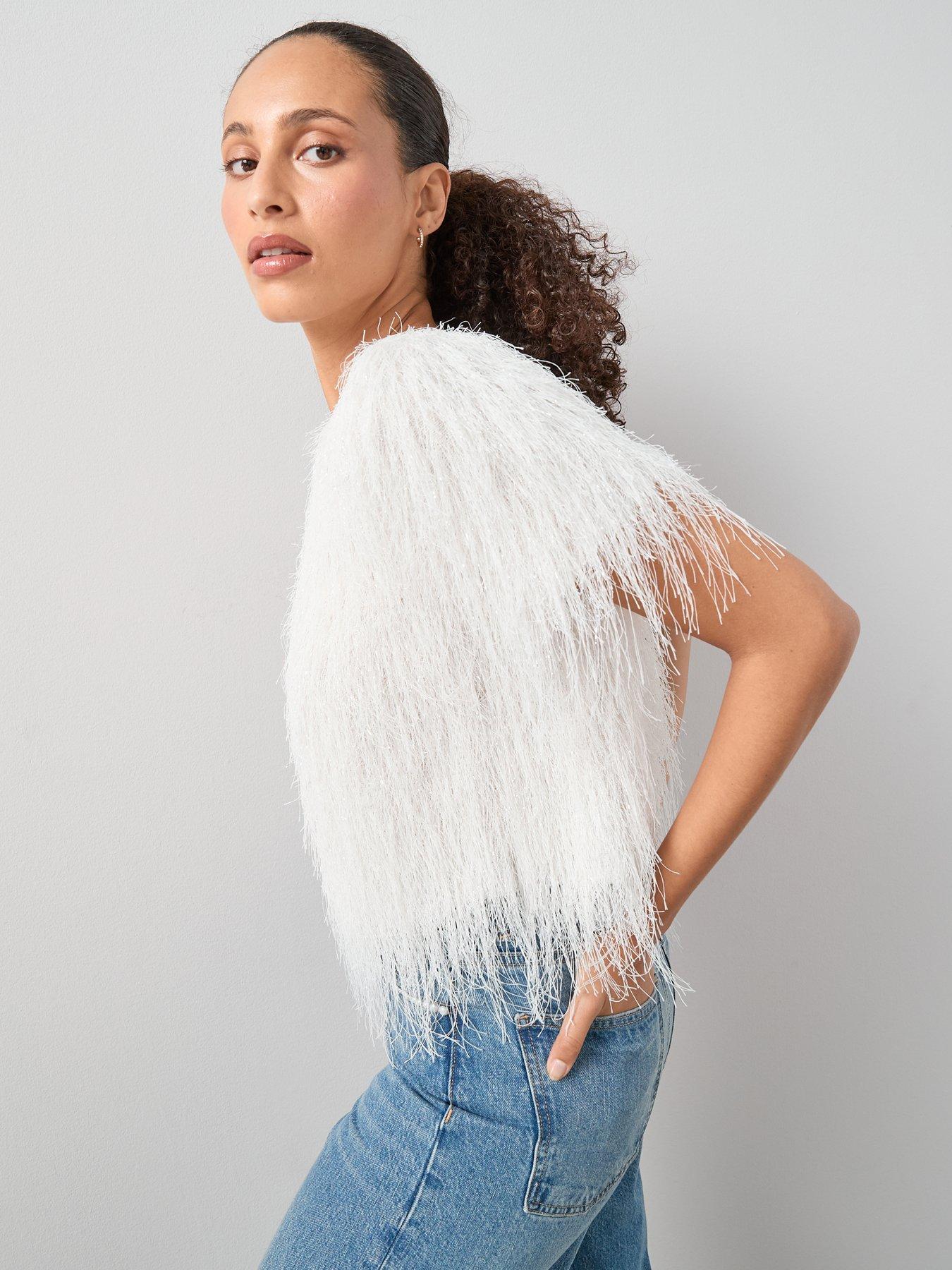 the-very-collection-tassel-short-sleeve-top-whitedetail