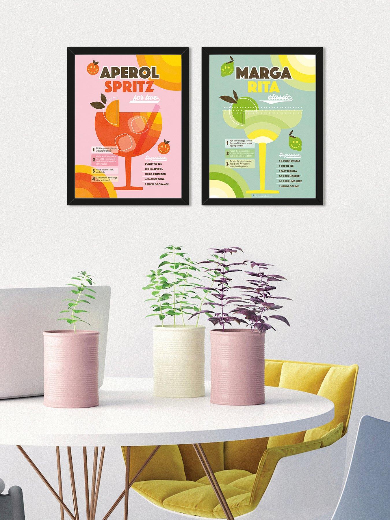 undefined Set of 2 Framed Art Prints by Dominique Vari