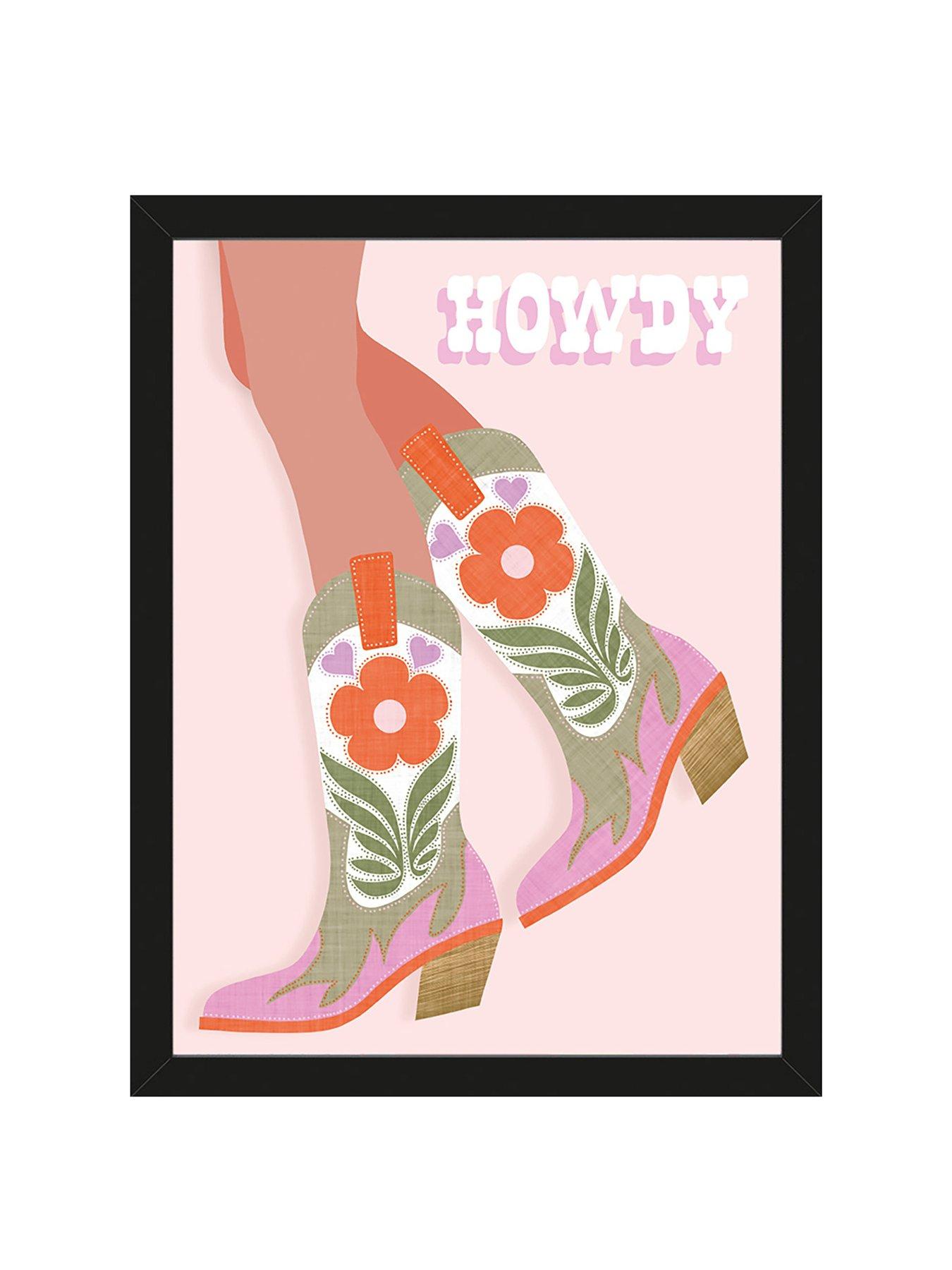 the-art-group-howdy-framed-art-print-by-dominique-varistillFront